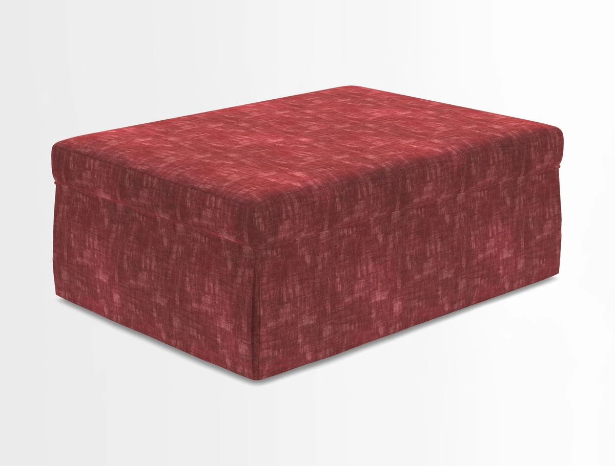 Fontwell footstool in Globe Thistle Storm