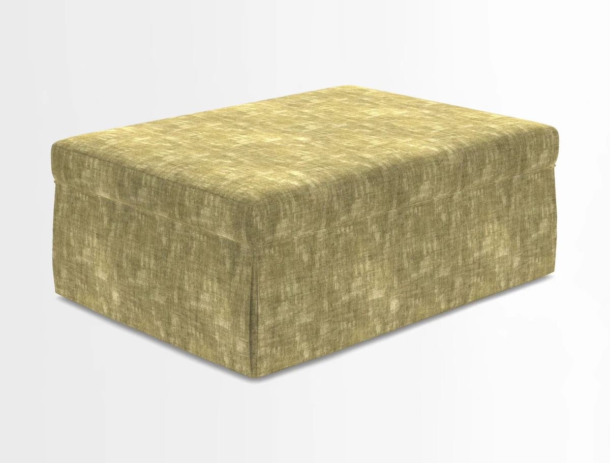 Fontwell footstool in Globe Thistle Storm
