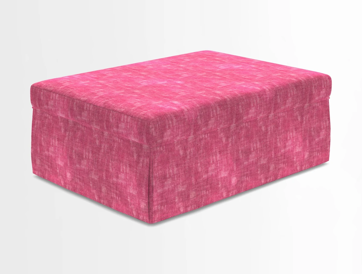 Fontwell footstool in Globe Thistle Storm