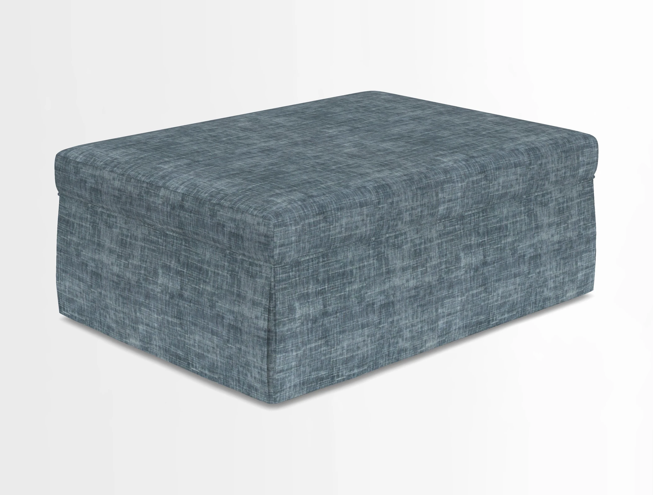 Fontwell footstool in Globe Thistle Storm