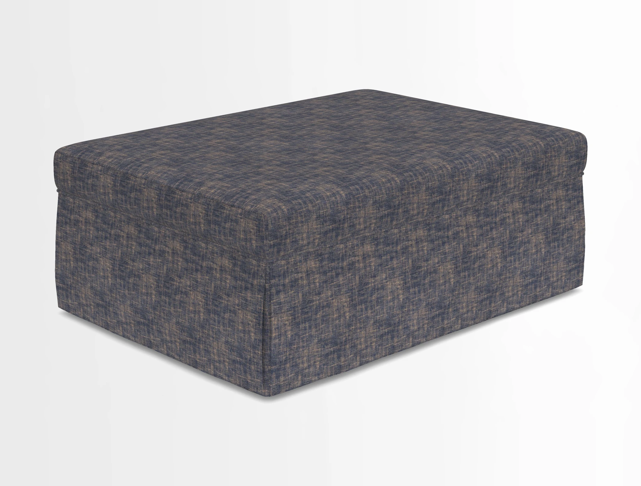 Fontwell footstool in Globe Thistle Storm