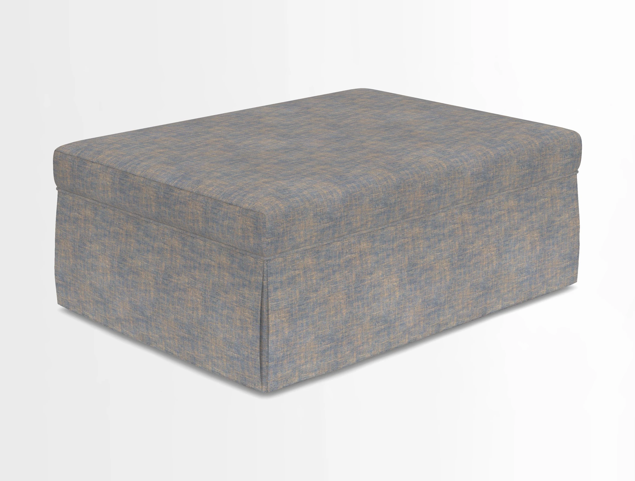 Fontwell footstool in Globe Thistle Storm