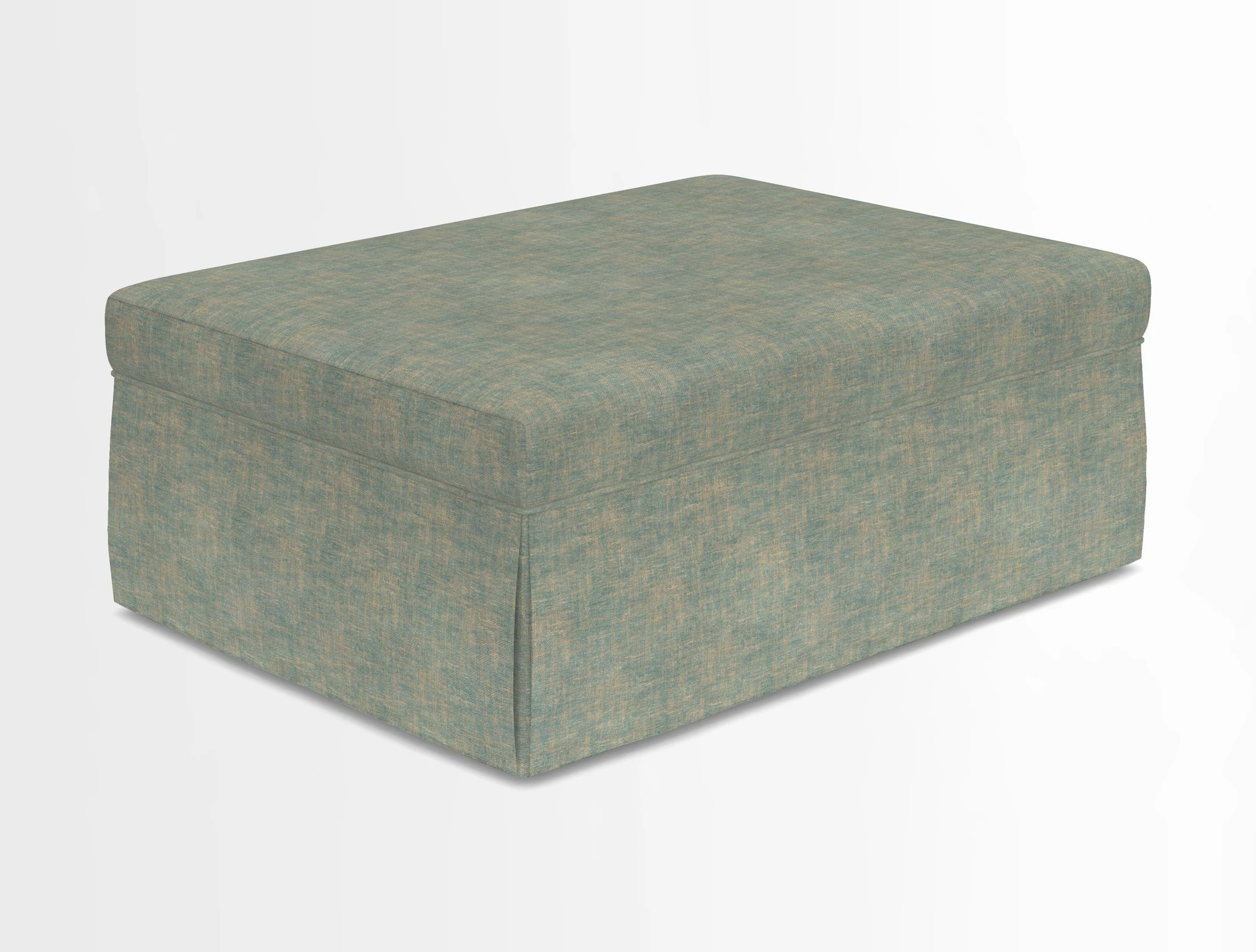 Fontwell footstool in Globe Thistle Storm