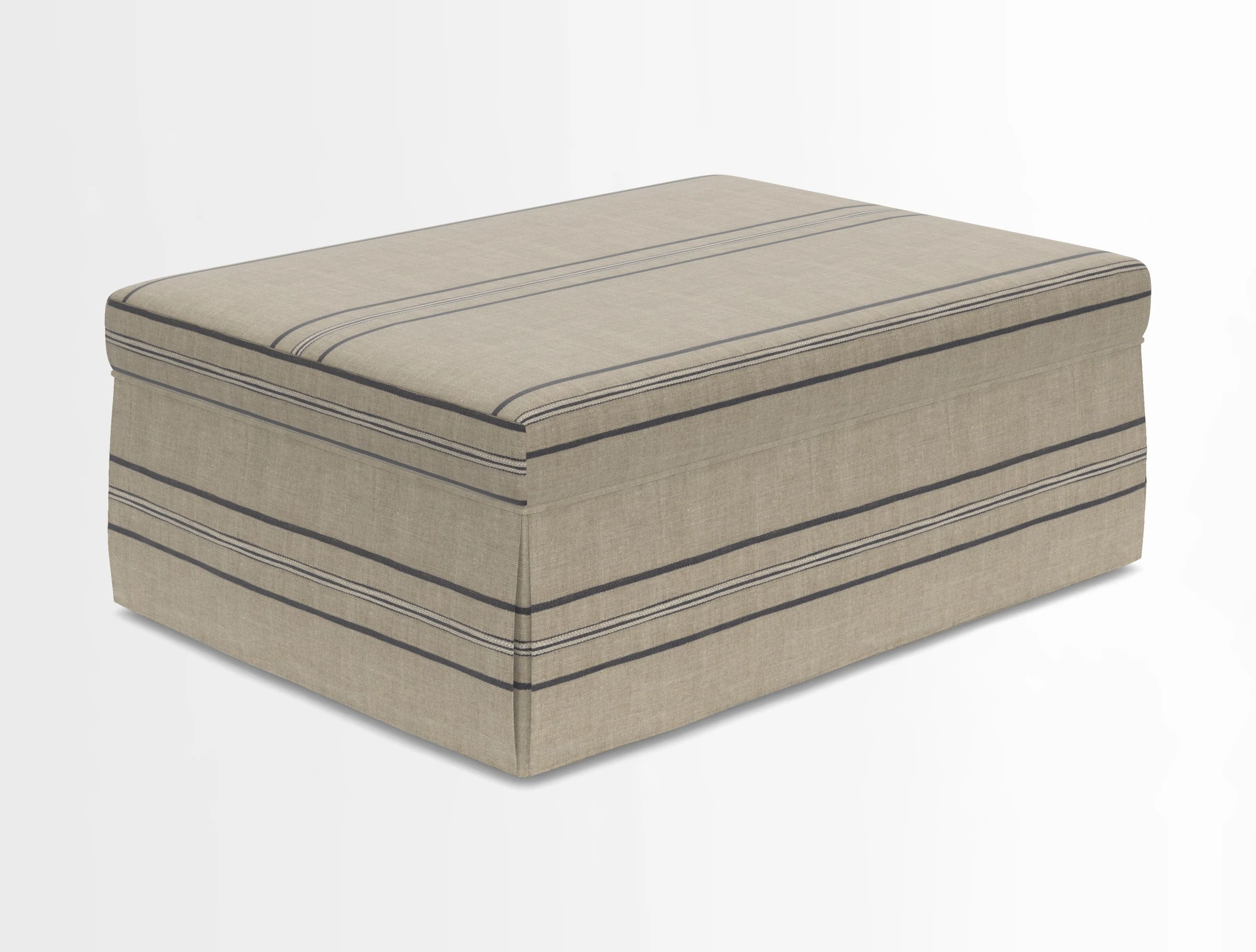 Fontwell footstool in Globe Thistle Storm