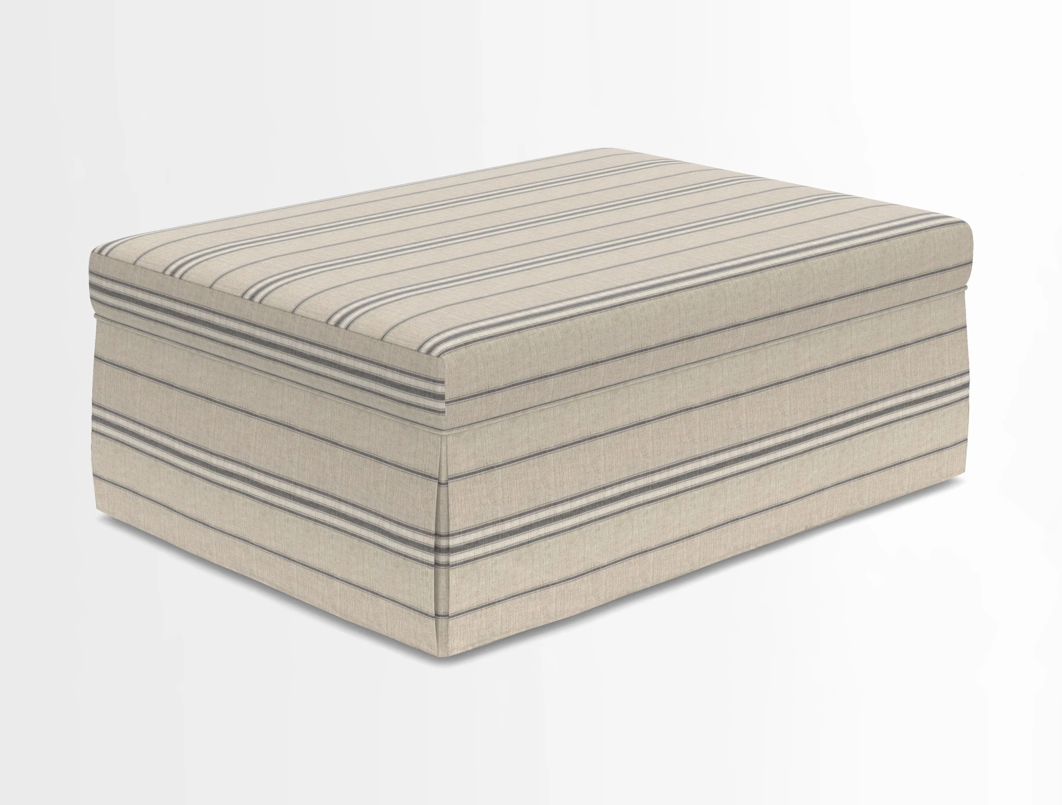 Fontwell footstool in Globe Thistle Storm