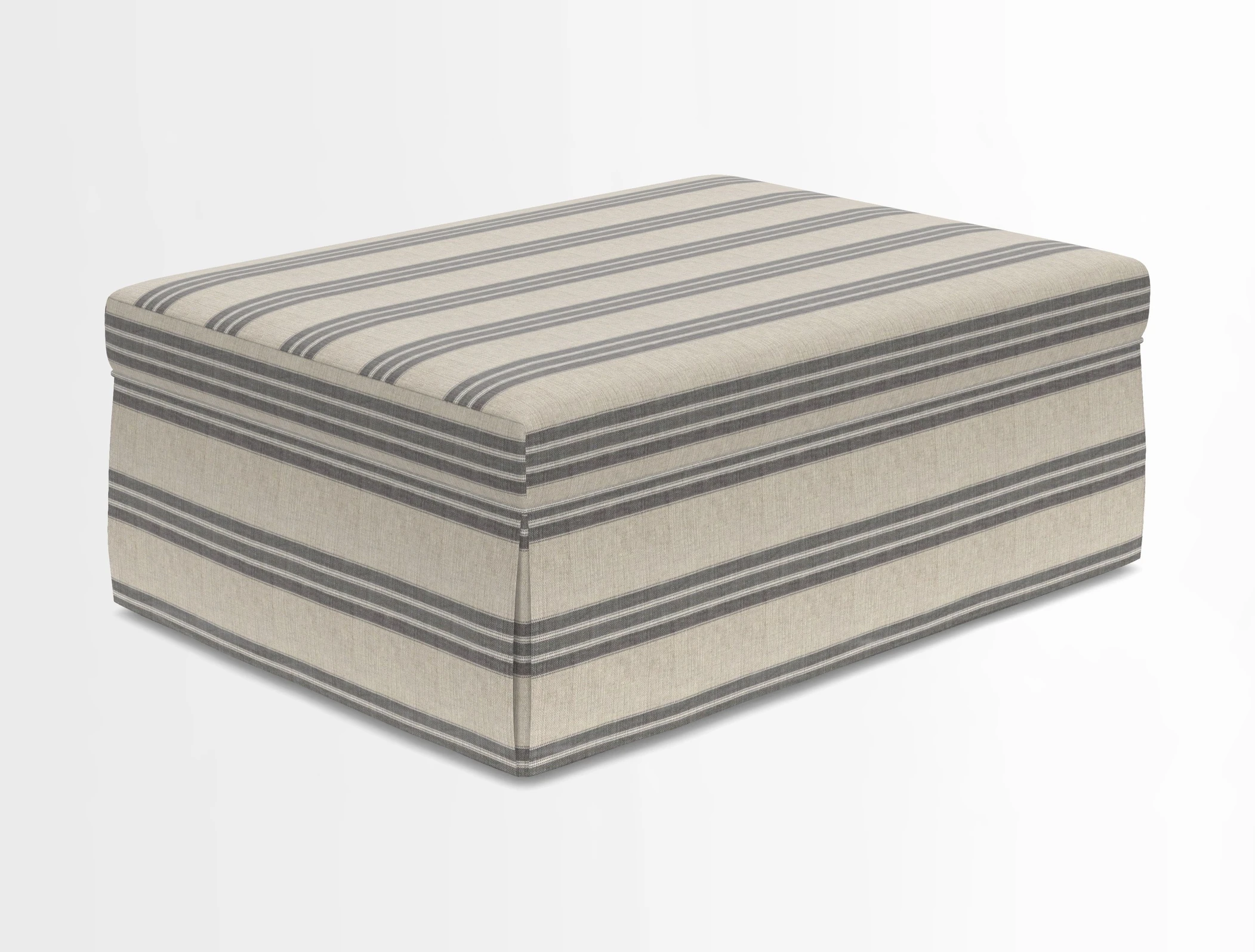 Fontwell footstool in Globe Thistle Storm