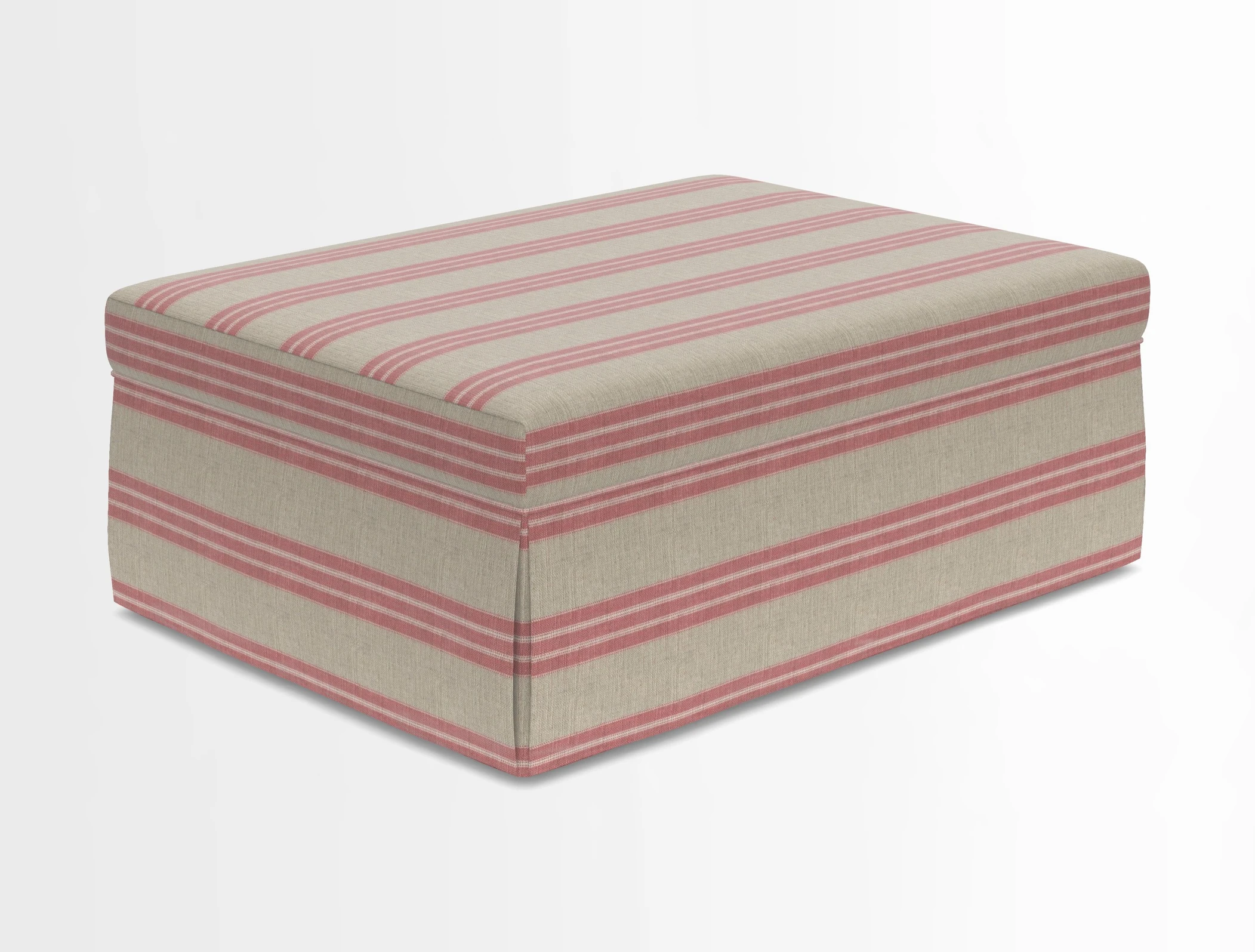 Fontwell footstool in Globe Thistle Storm