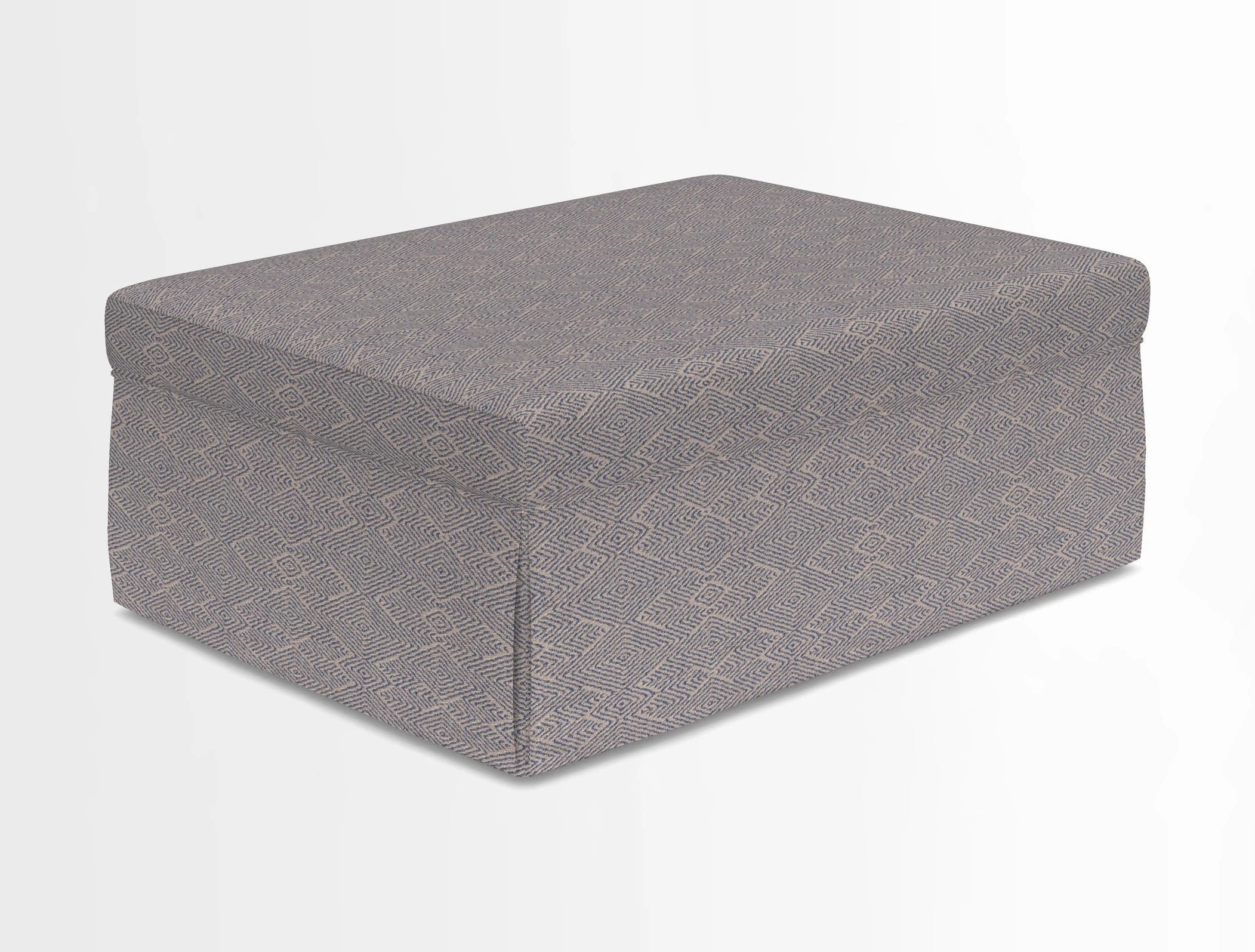 Fontwell footstool in Globe Thistle Storm