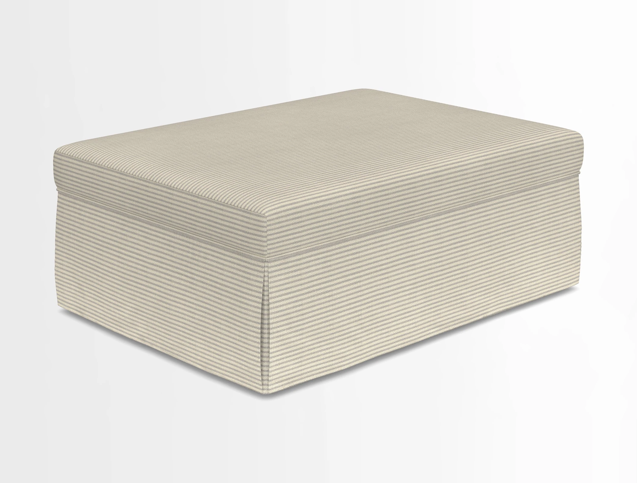 Fontwell footstool in Globe Thistle Storm