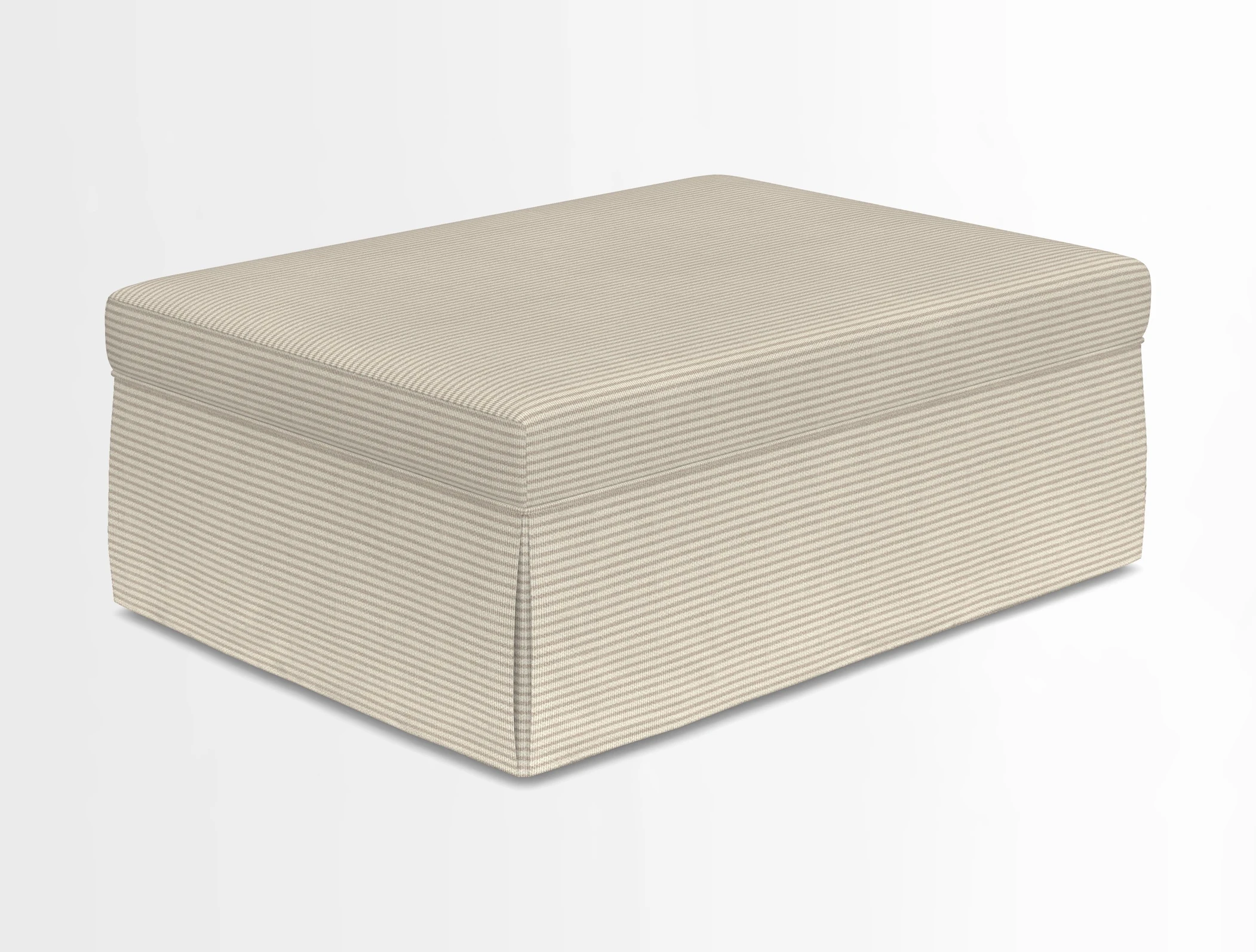 Fontwell footstool in Globe Thistle Storm