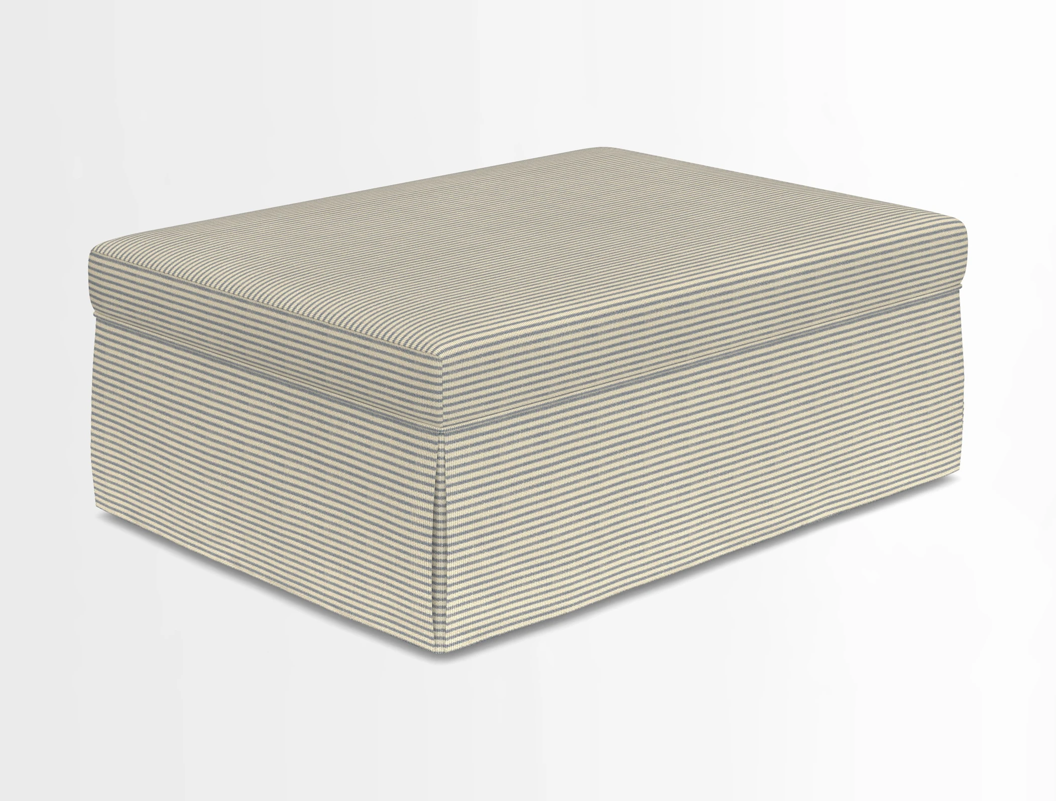Fontwell footstool in Globe Thistle Storm