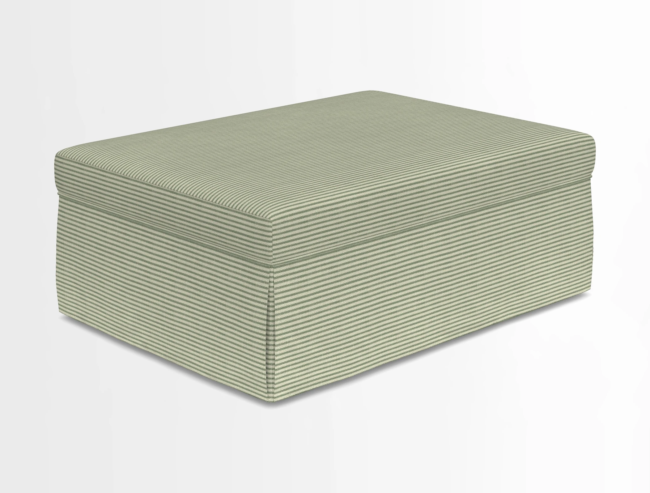 Fontwell footstool in Globe Thistle Storm