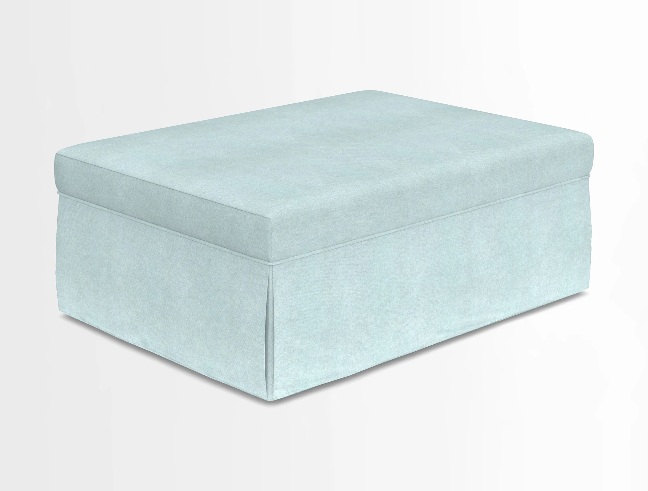 Fontwell footstool in Globe Thistle Storm