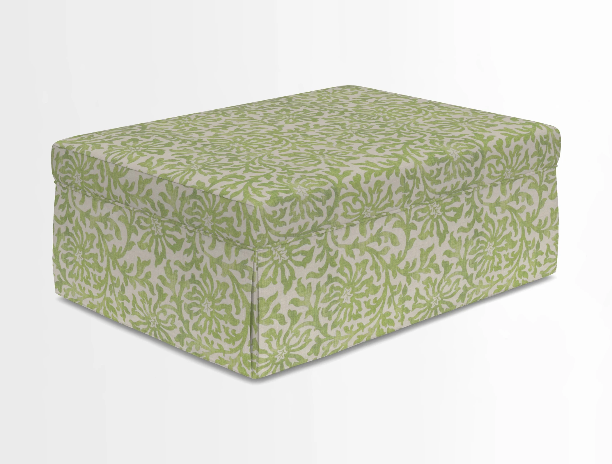 Fontwell footstool in Globe Thistle Storm