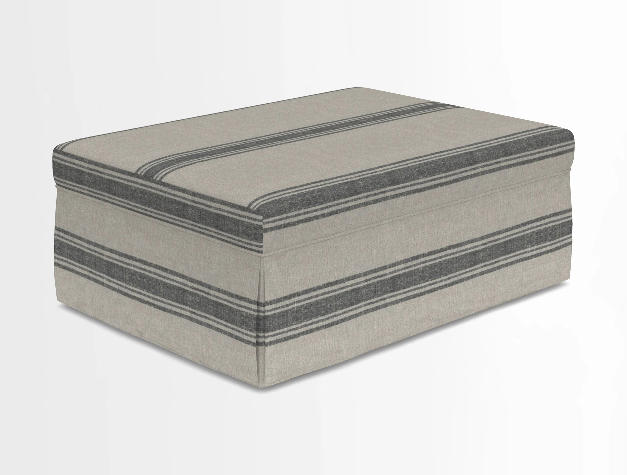 Fontwell footstool in Globe Thistle Storm