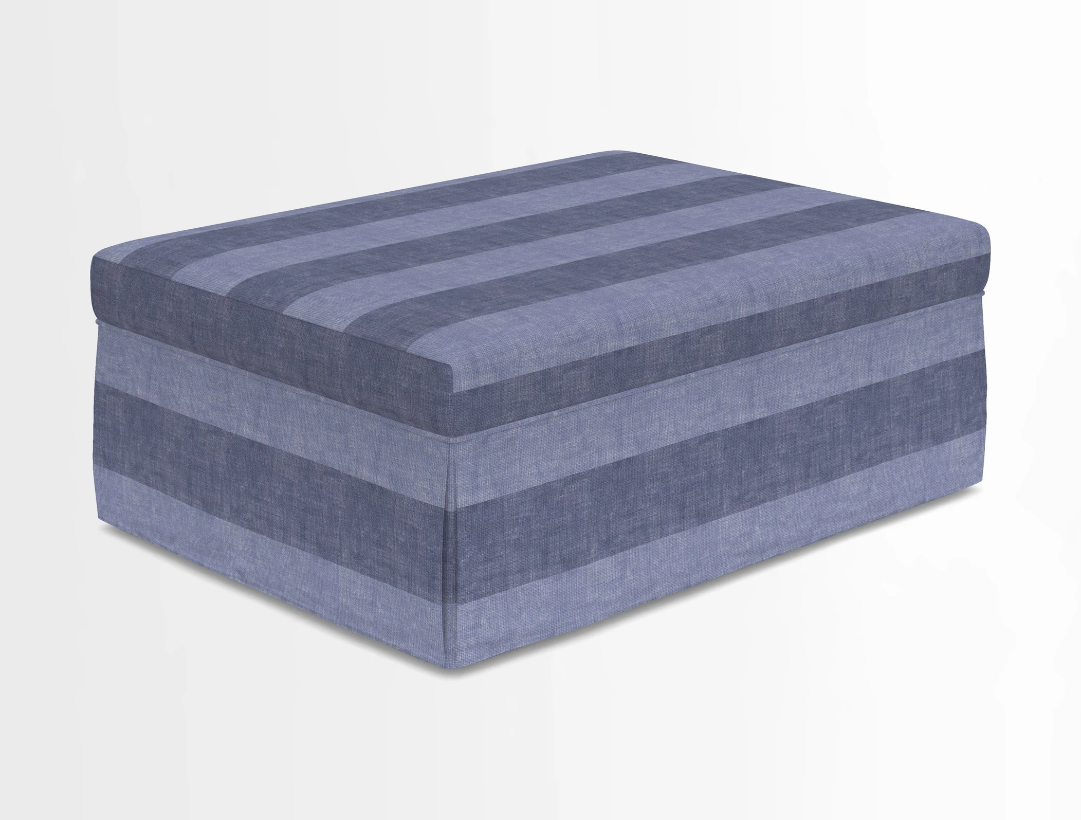 Fontwell footstool in Globe Thistle Storm