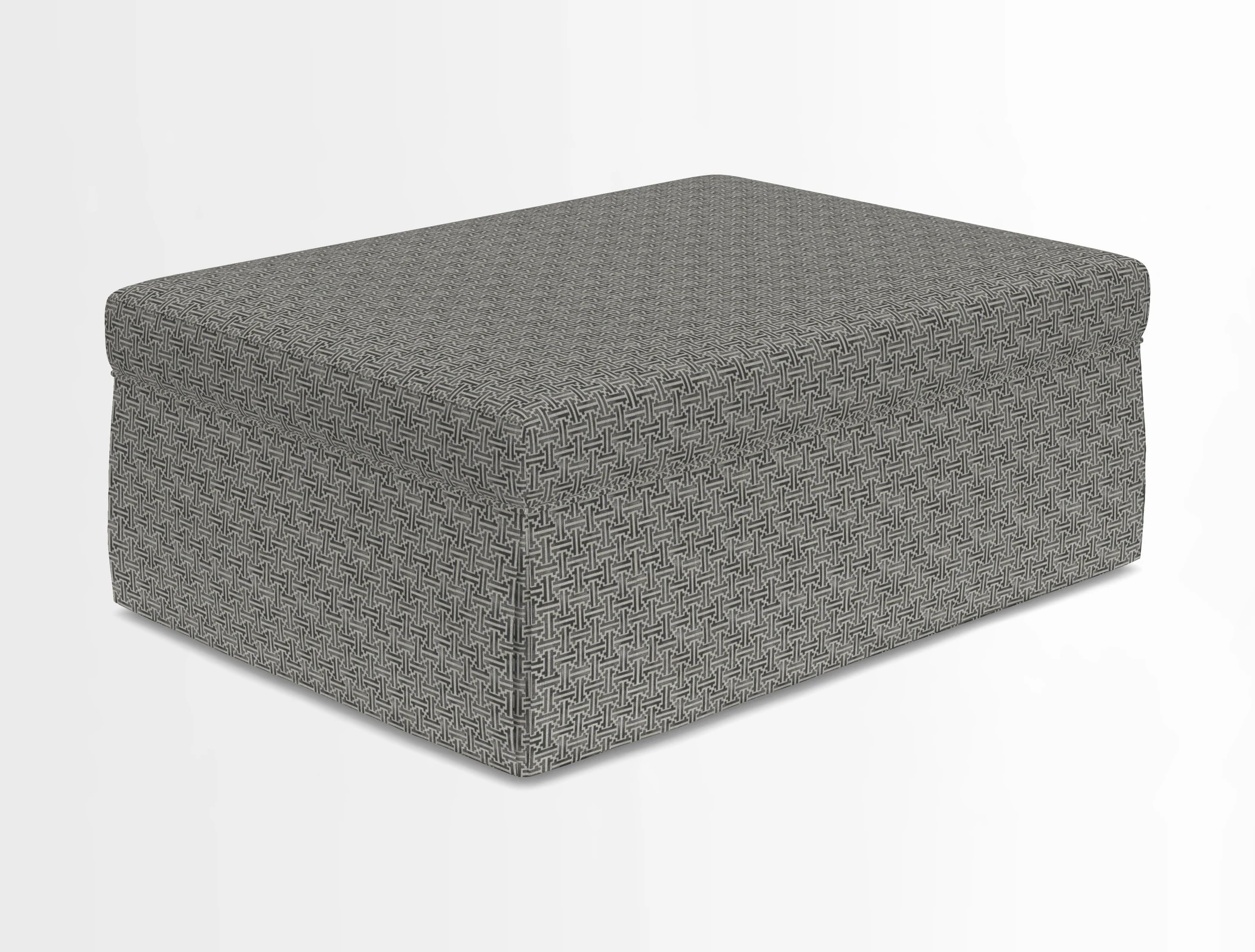 Fontwell footstool in Globe Thistle Storm