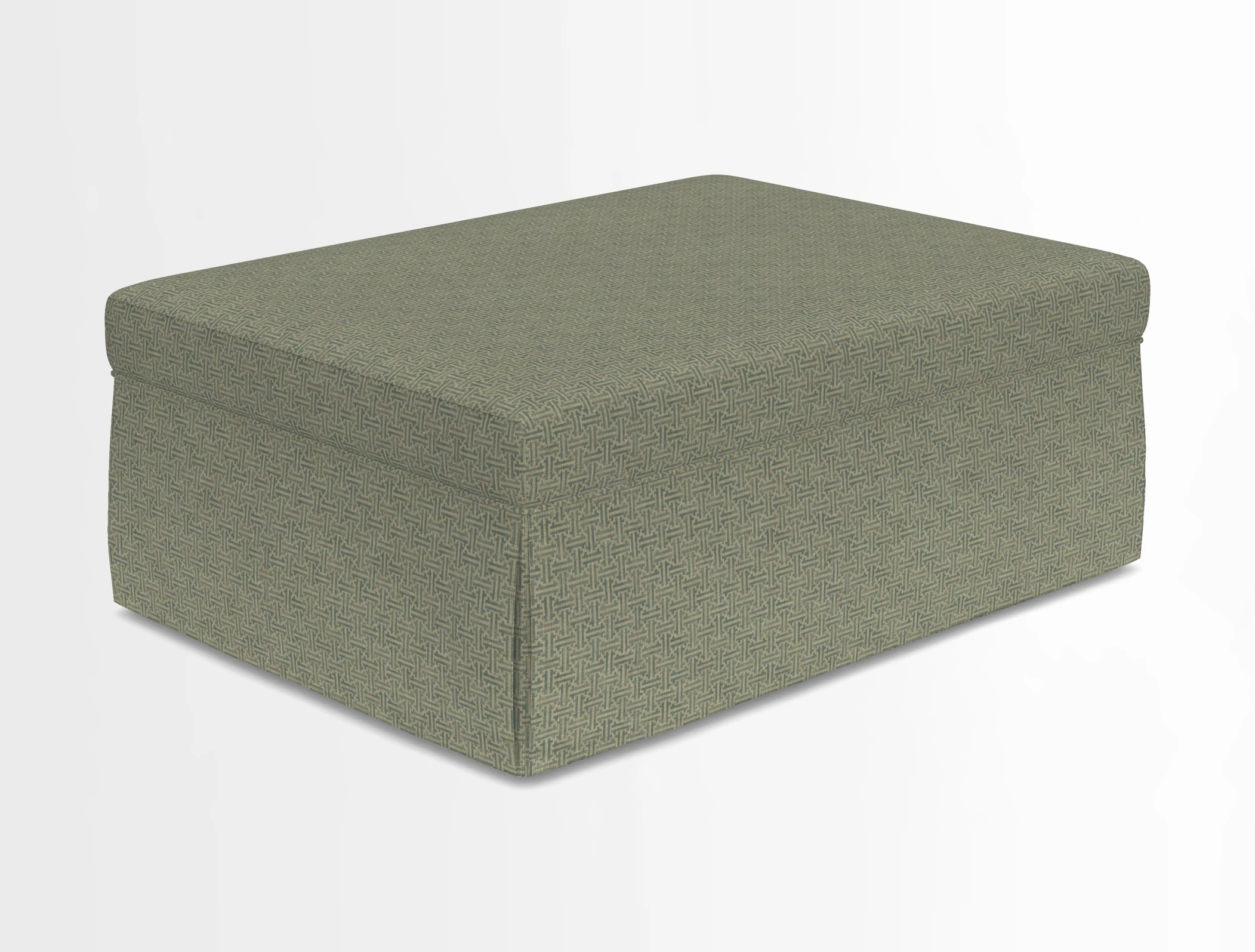 Fontwell footstool in Globe Thistle Storm