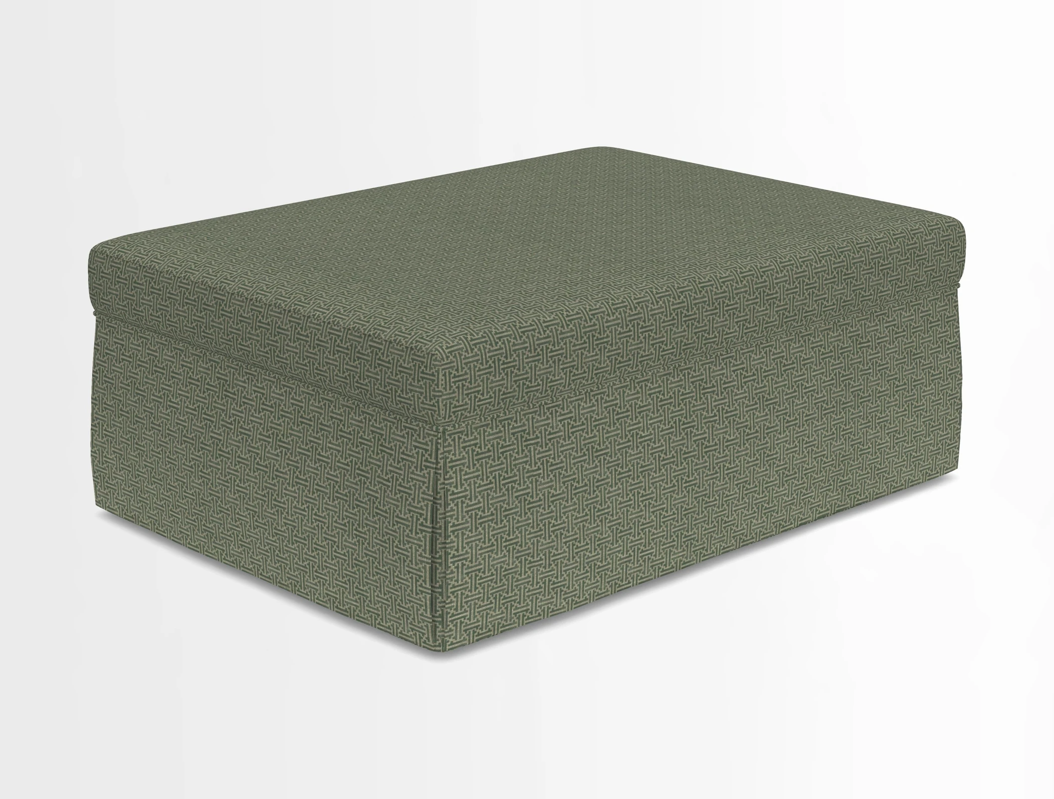 Fontwell footstool in Globe Thistle Storm