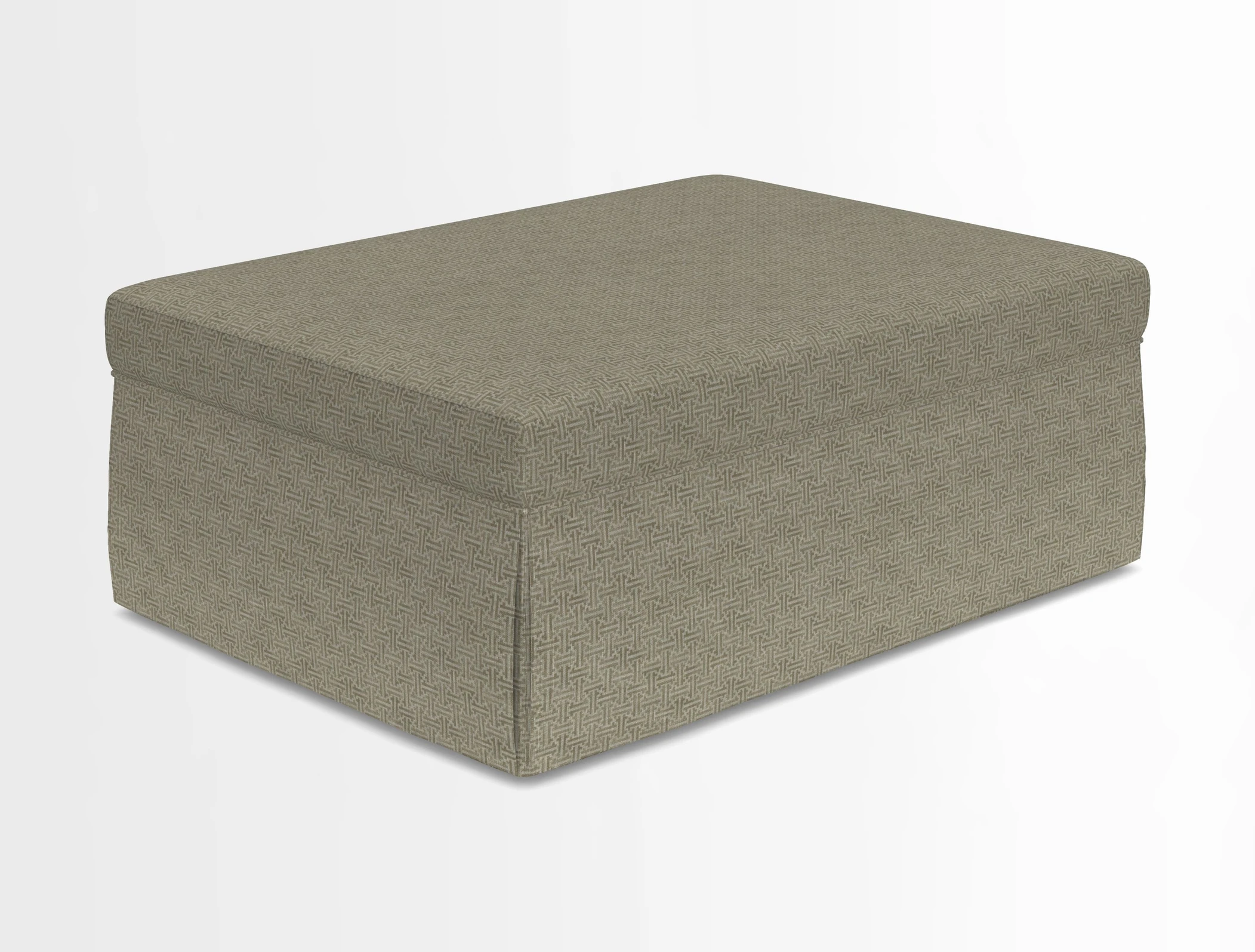 Fontwell footstool in Globe Thistle Storm