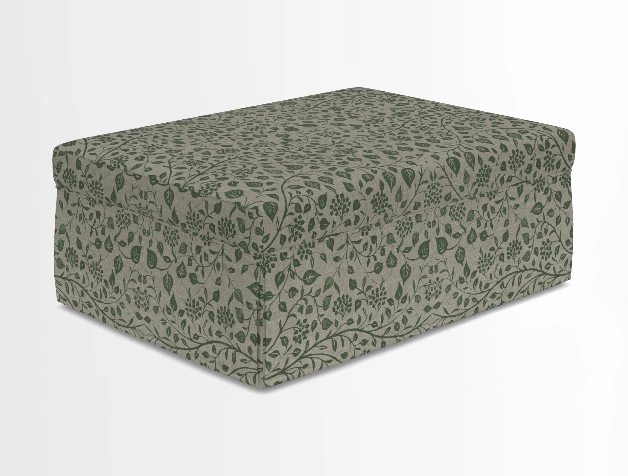 Fontwell footstool in Globe Thistle Storm