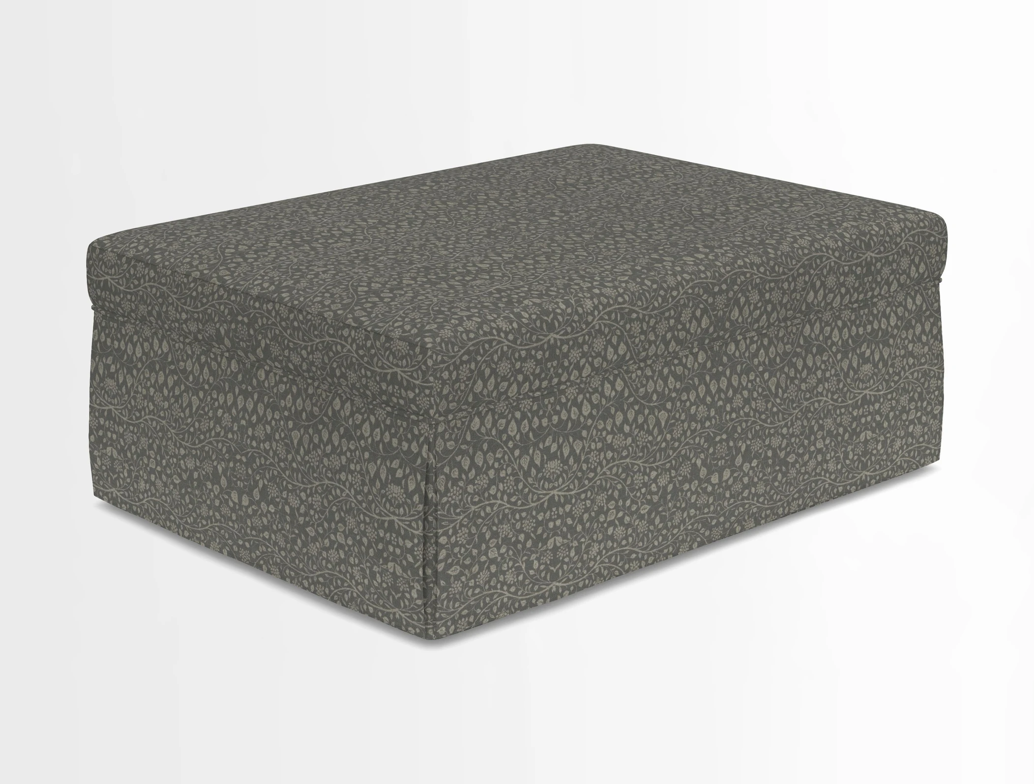 Fontwell footstool in Globe Thistle Storm