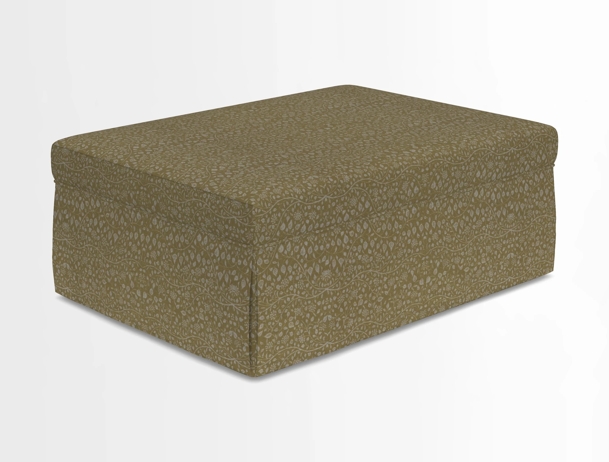 Fontwell footstool in Globe Thistle Storm
