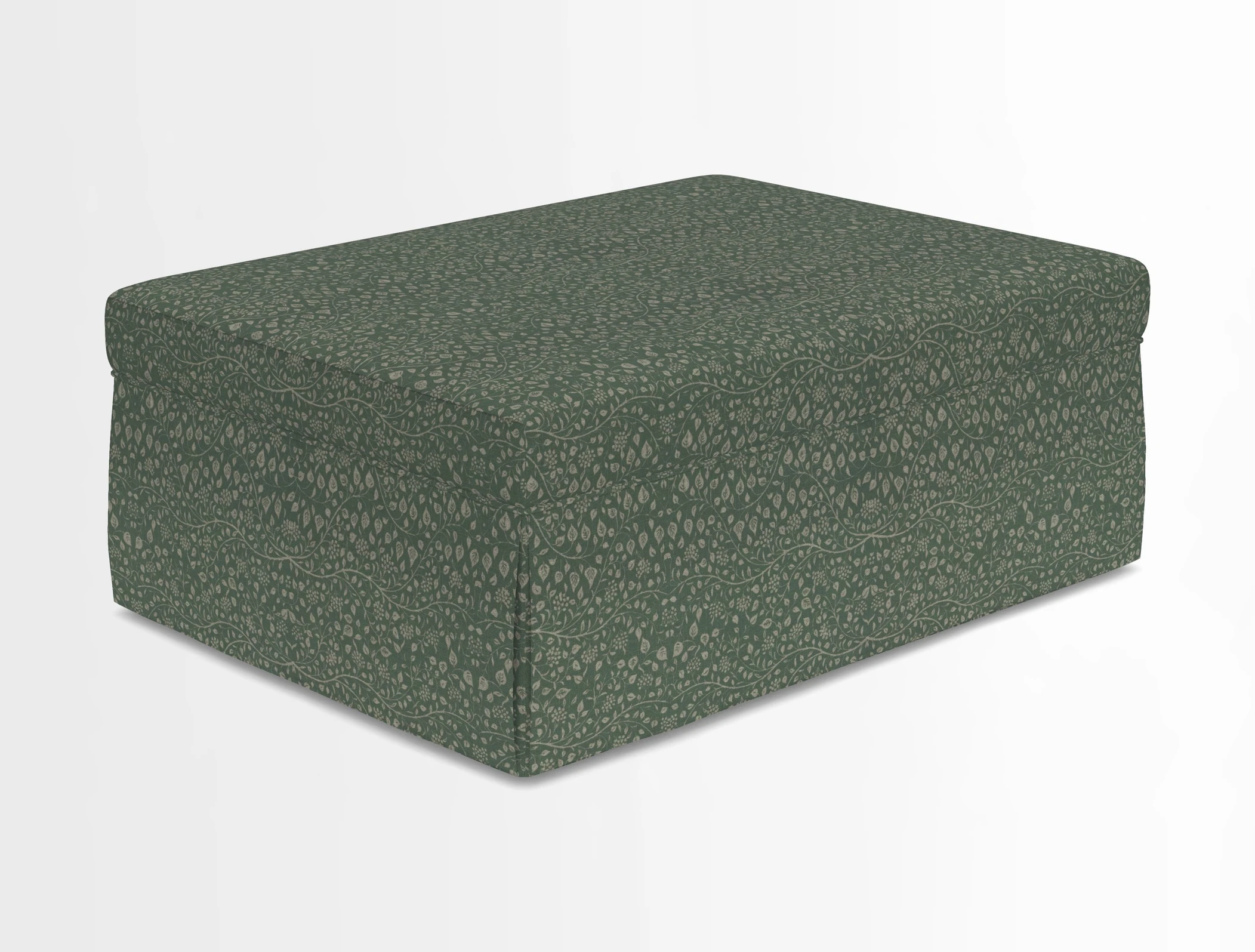 Fontwell footstool in Globe Thistle Storm