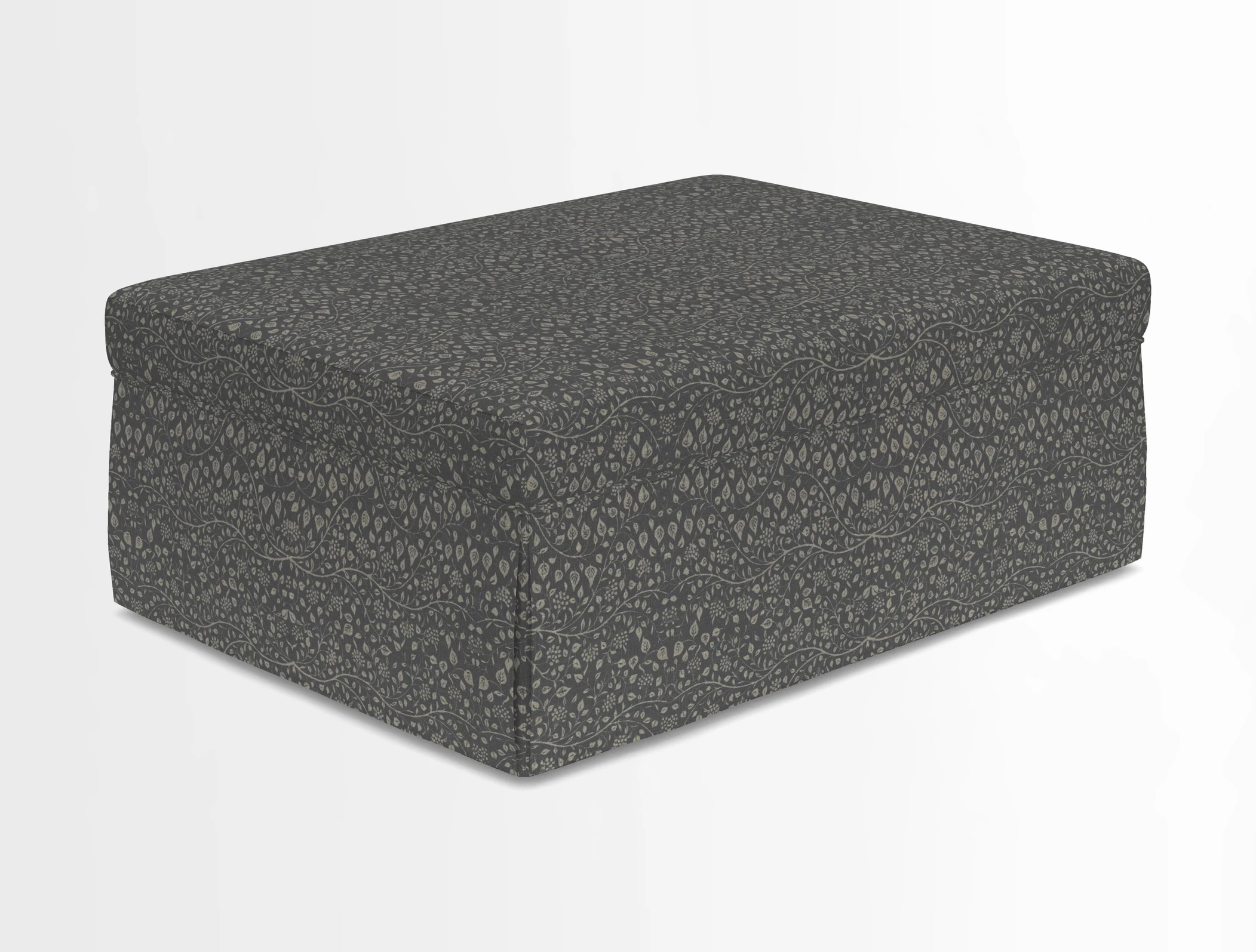 Fontwell footstool in Globe Thistle Storm