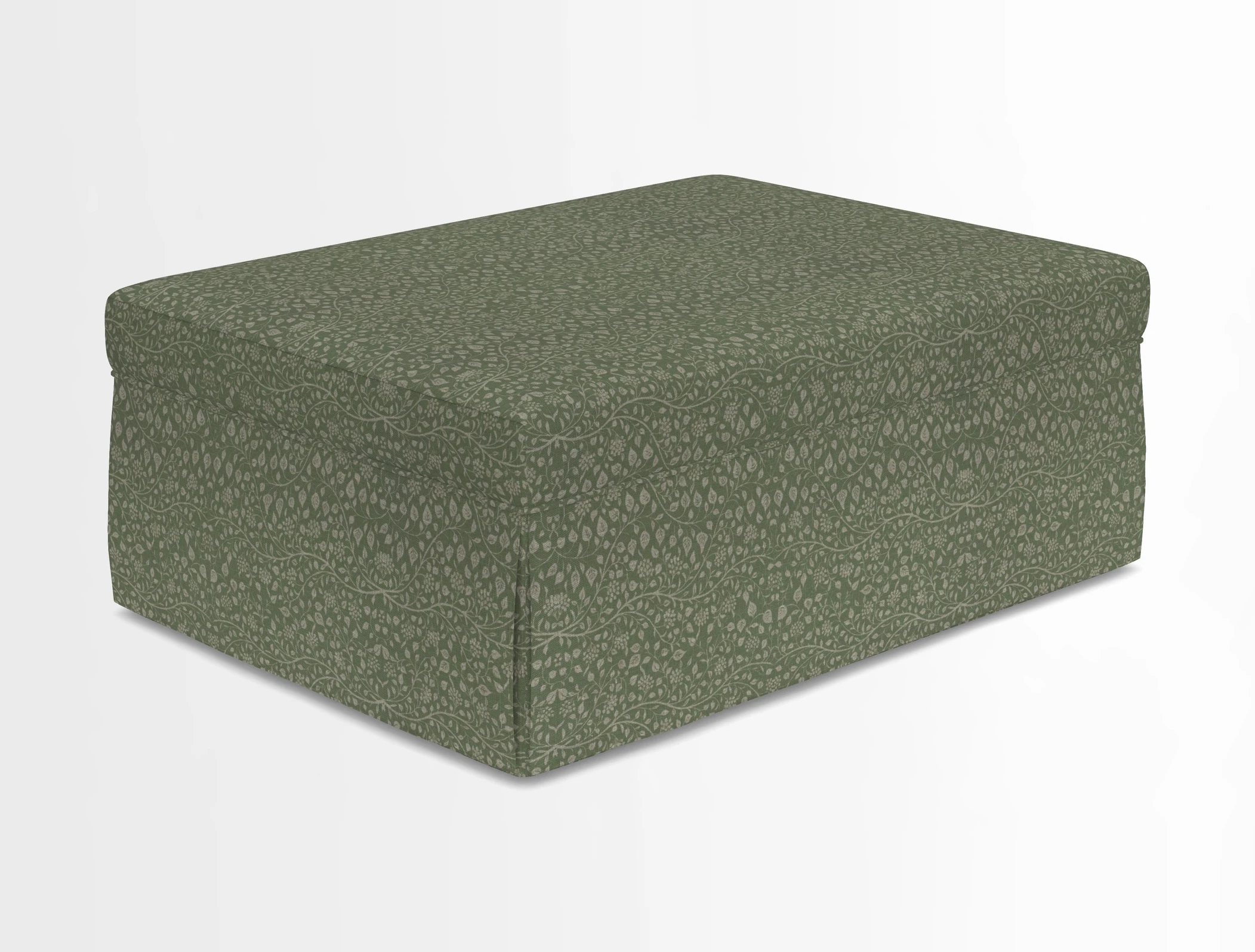 Fontwell footstool in Globe Thistle Storm
