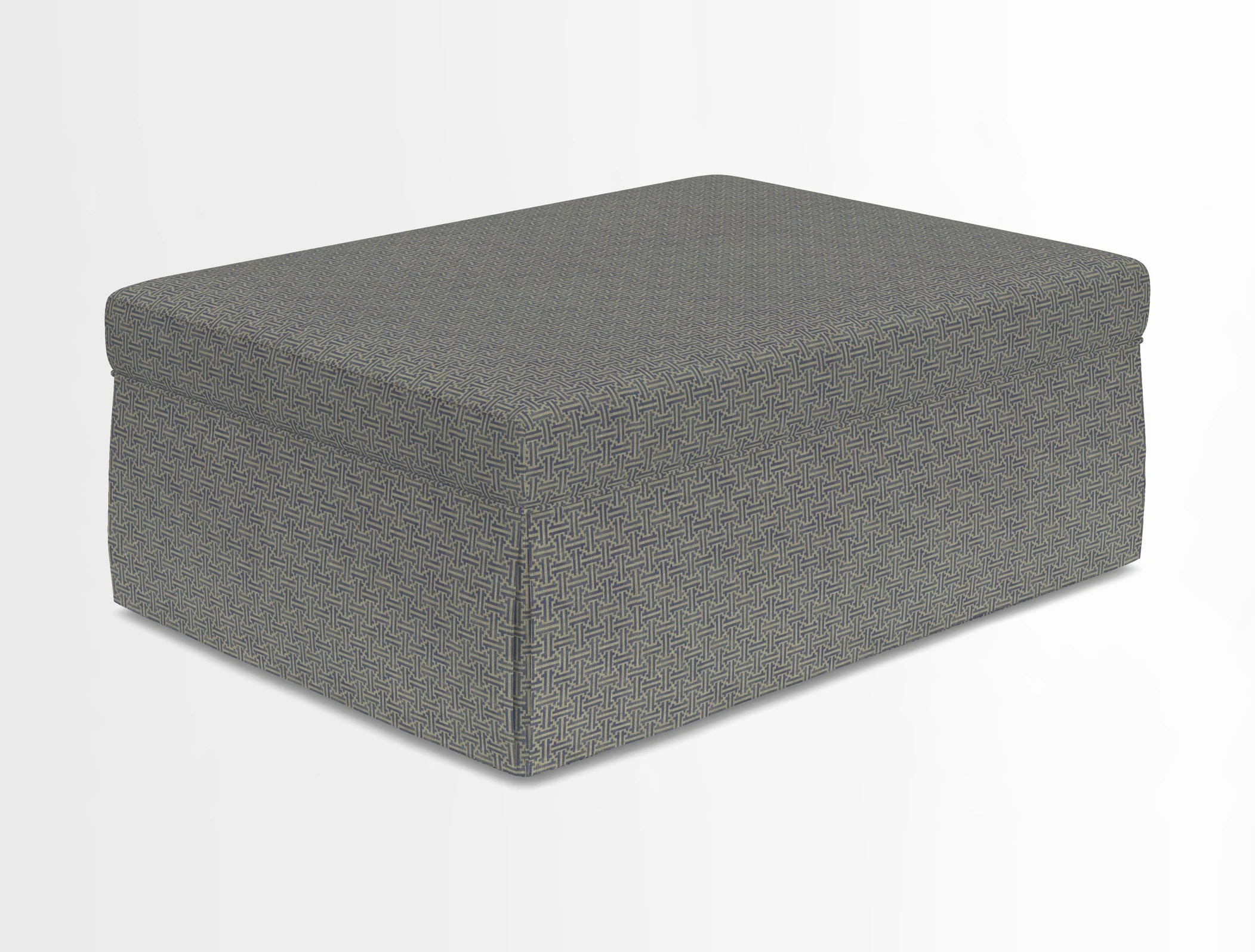 Fontwell footstool in Globe Thistle Storm