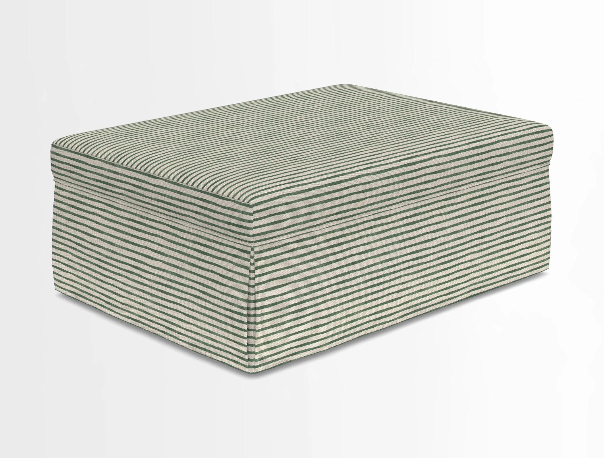 Fontwell footstool in Globe Thistle Storm