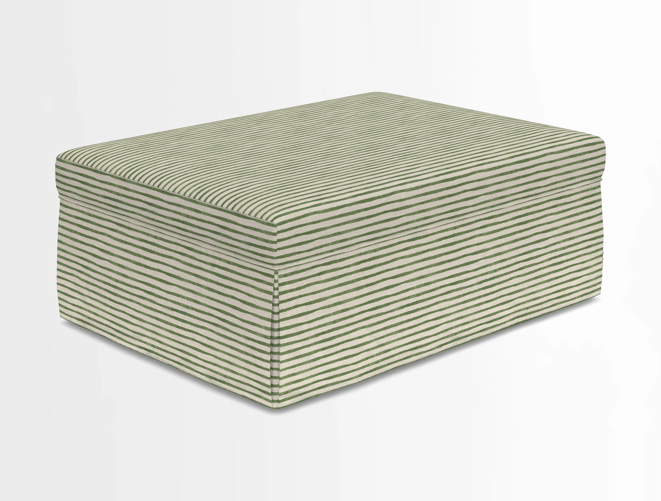 Fontwell footstool in Globe Thistle Storm