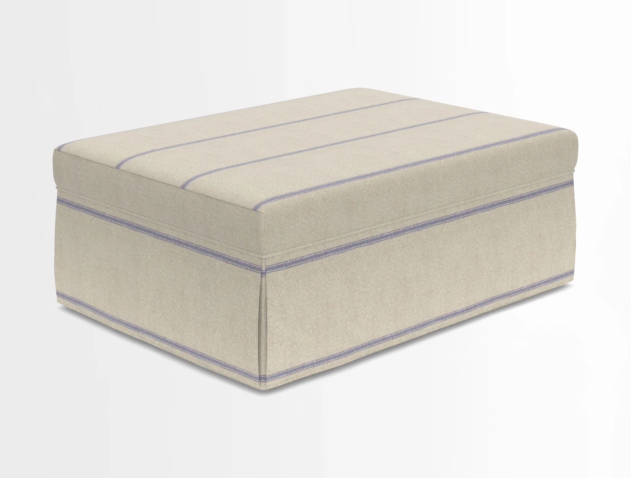 Fontwell footstool in Globe Thistle Storm