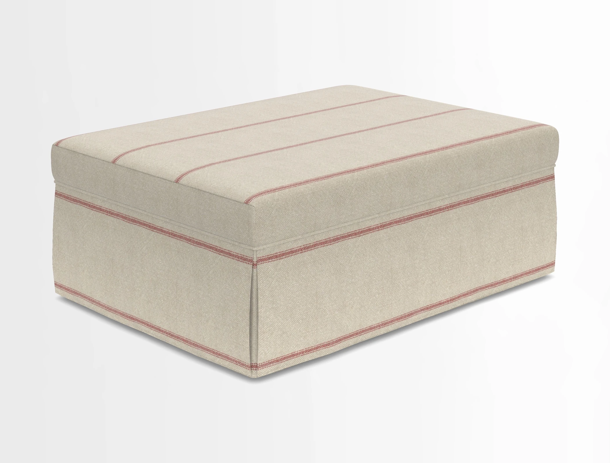 Fontwell footstool in Globe Thistle Storm