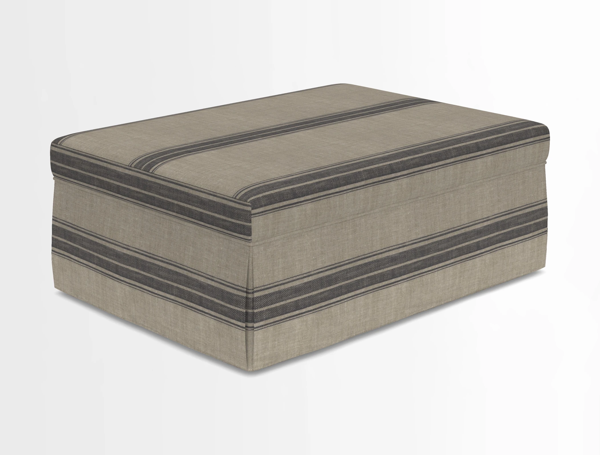 Fontwell footstool in Globe Thistle Storm