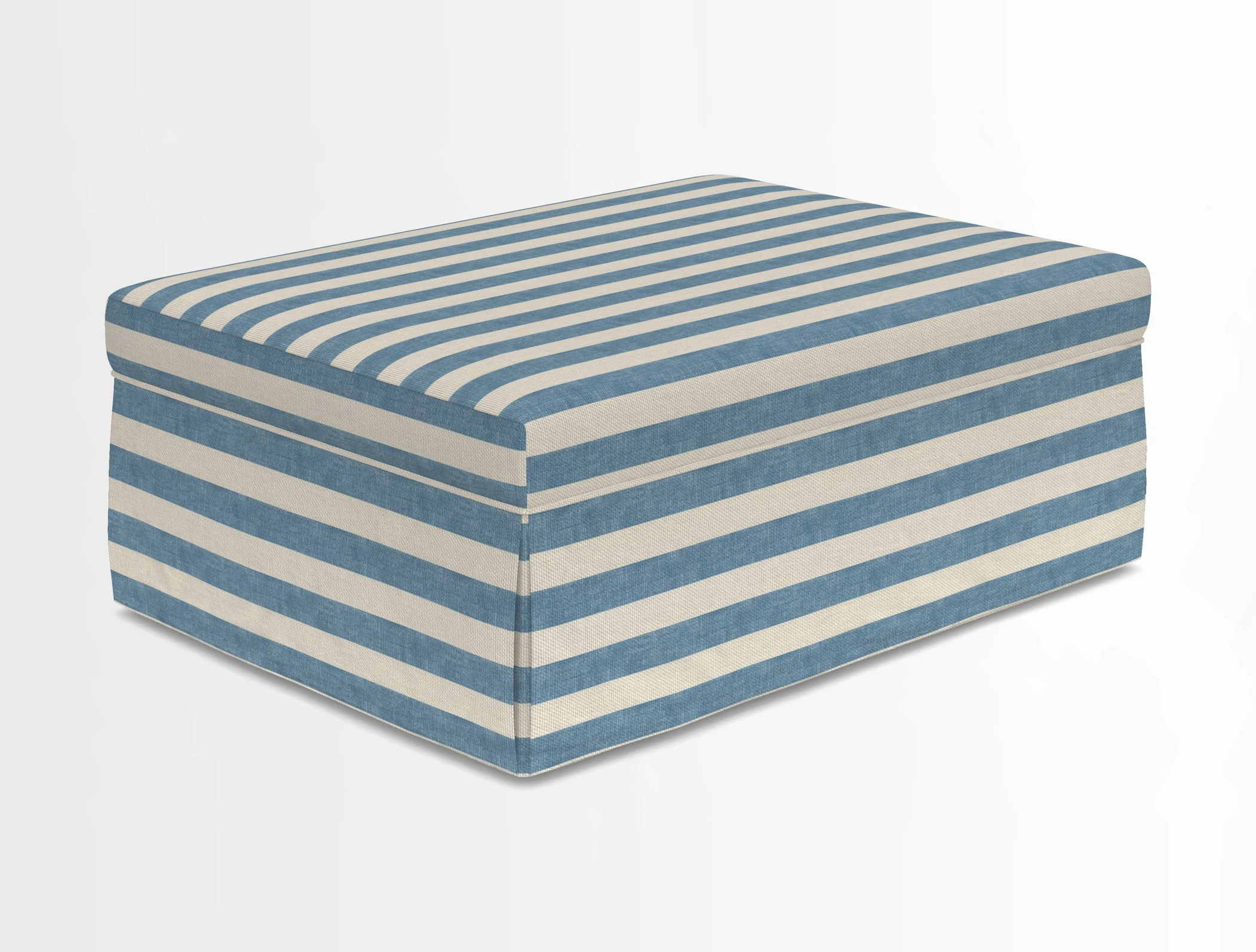 Fontwell footstool in Globe Thistle Storm