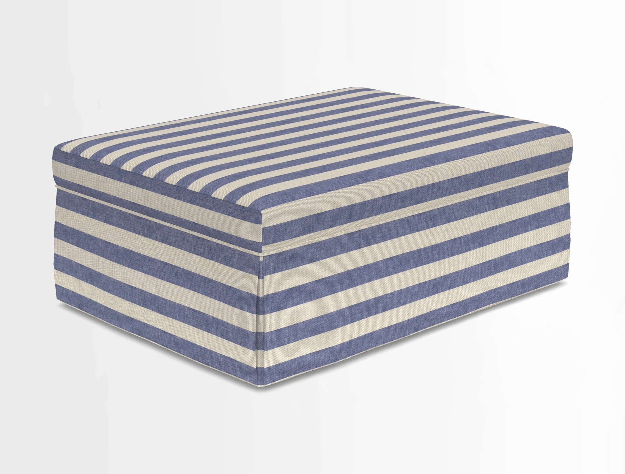 Fontwell footstool in Globe Thistle Storm