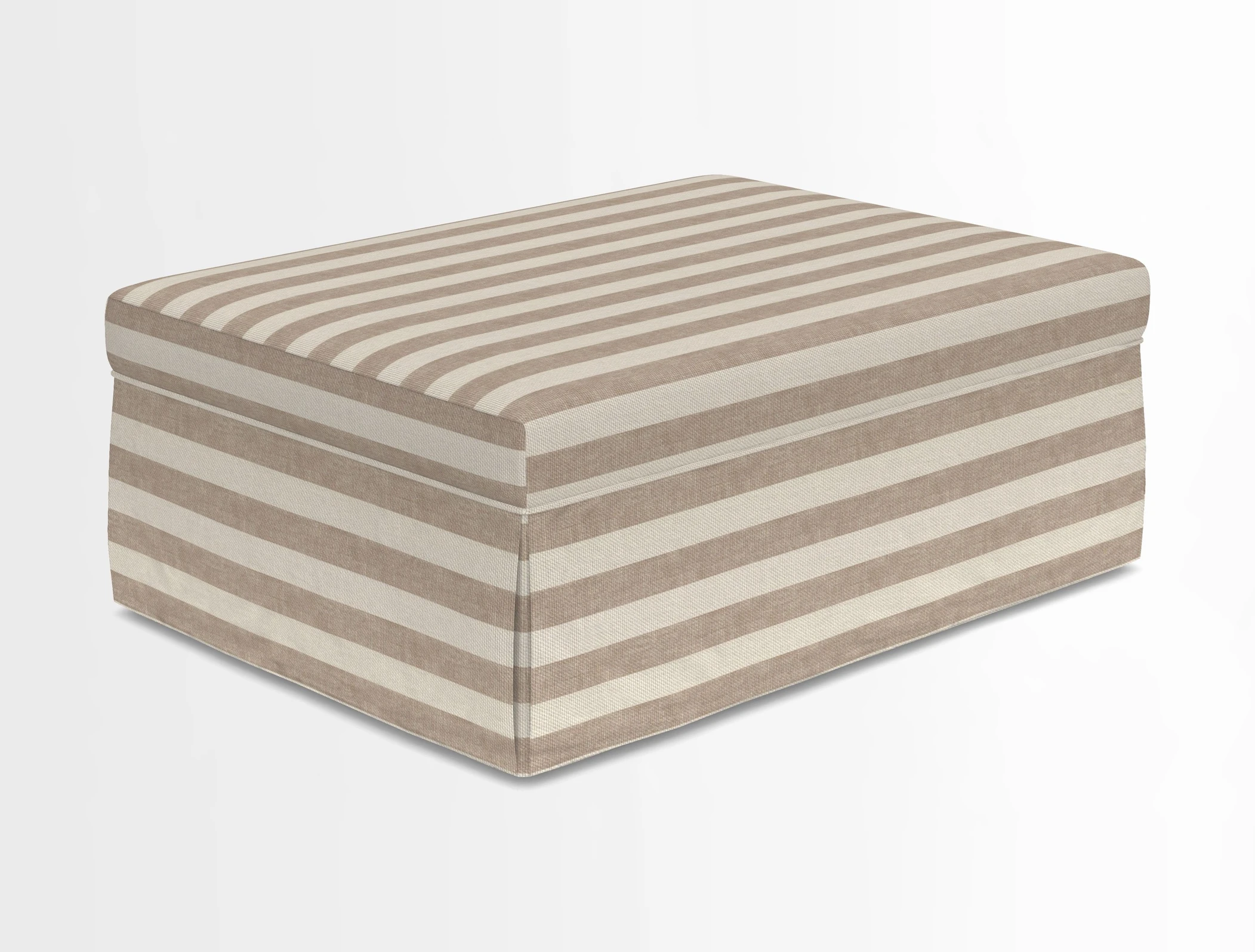 Fontwell footstool in Globe Thistle Storm