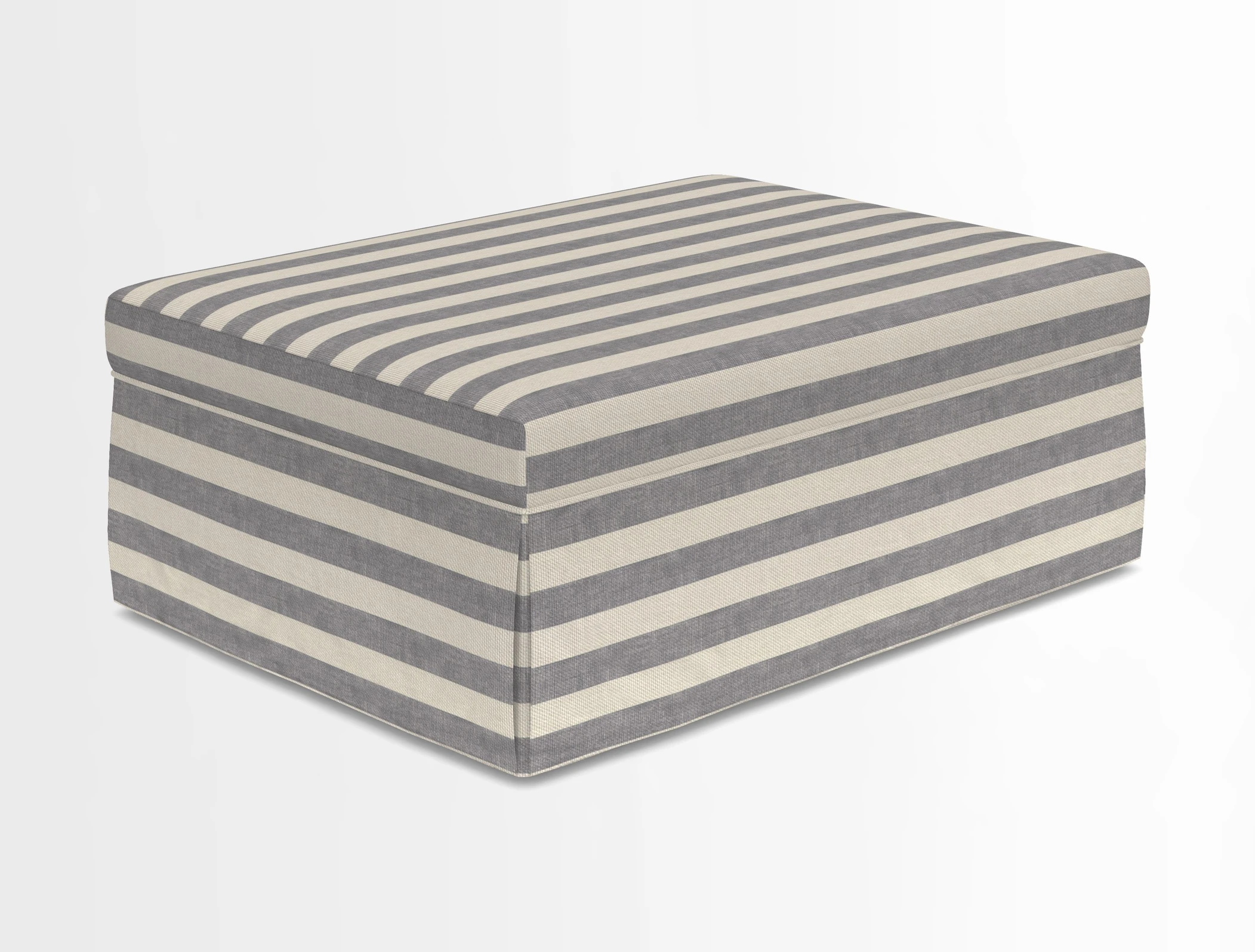 Fontwell footstool in Globe Thistle Storm