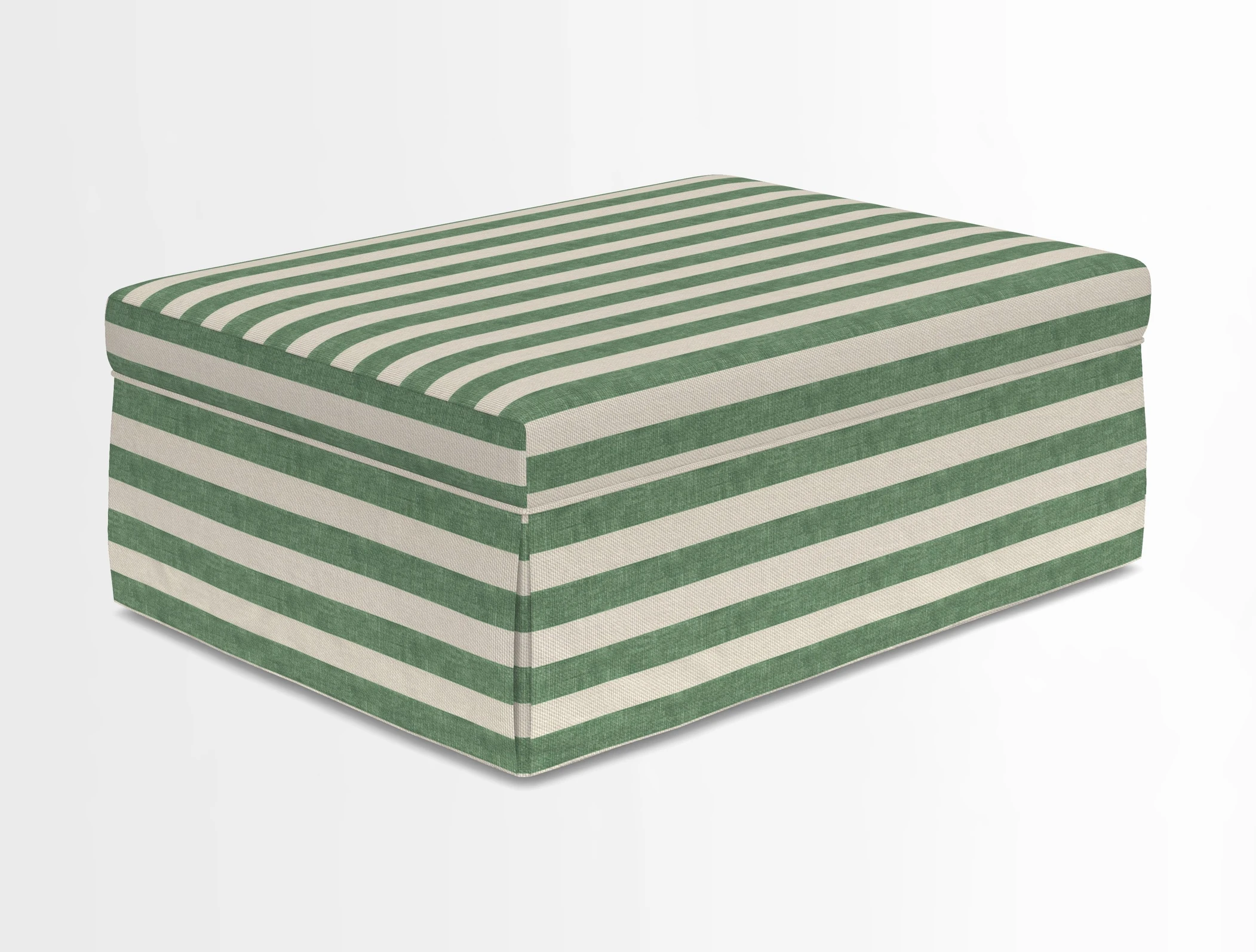 Fontwell footstool in Globe Thistle Storm