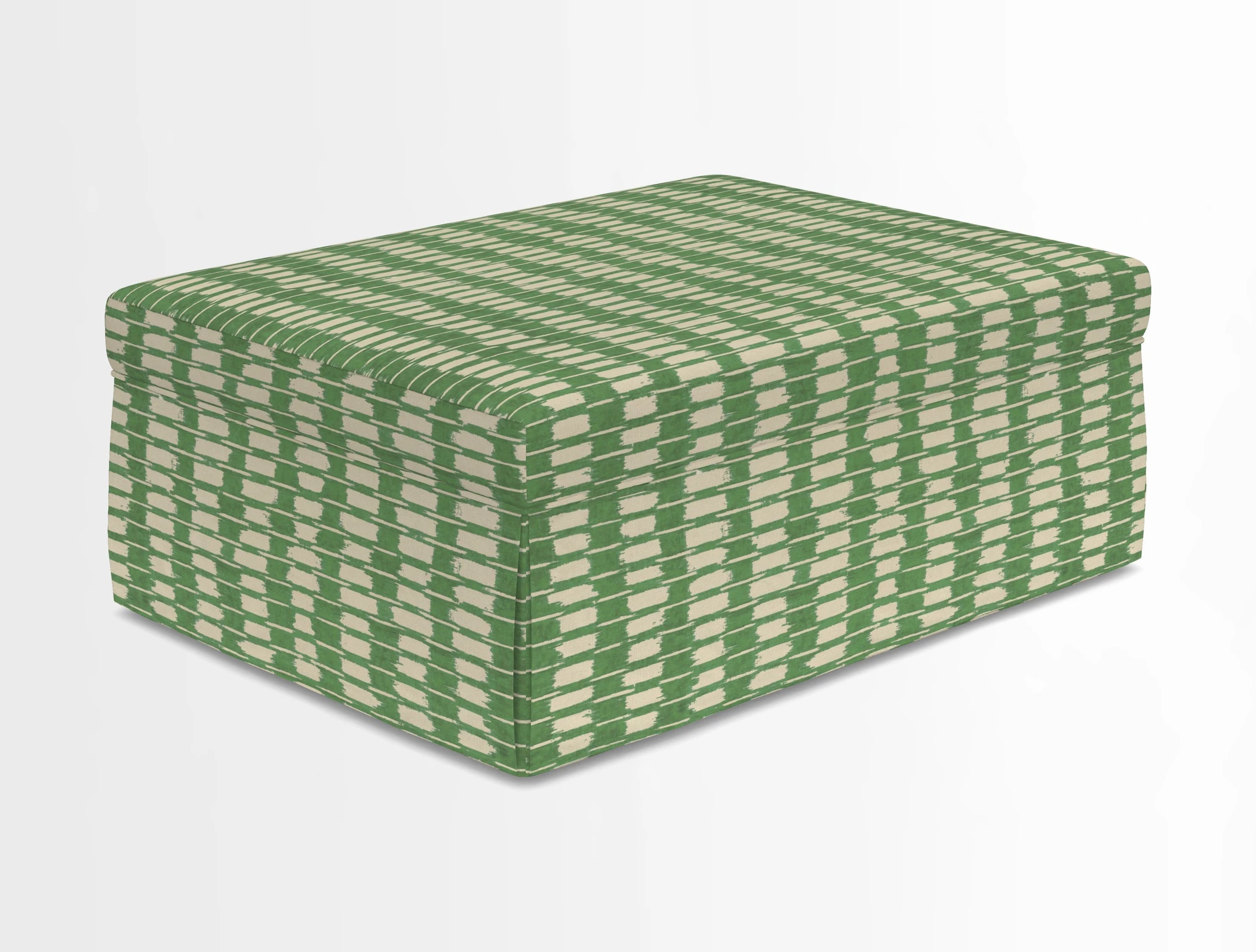 Fontwell footstool in Globe Thistle Storm