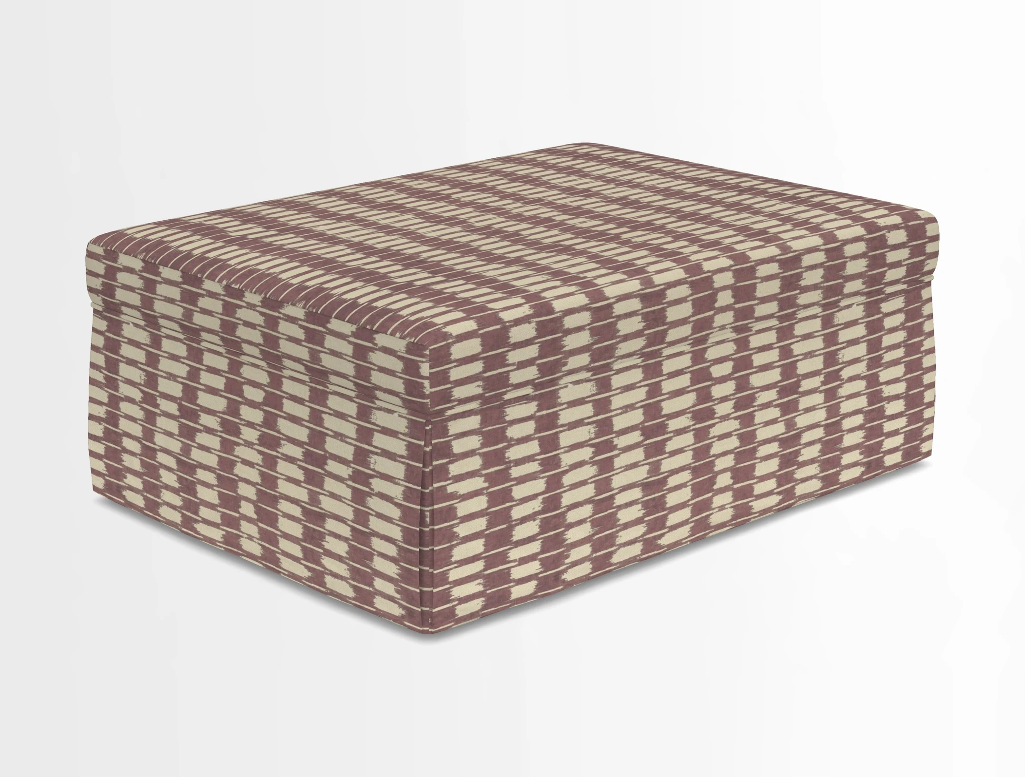 Fontwell footstool in Globe Thistle Storm