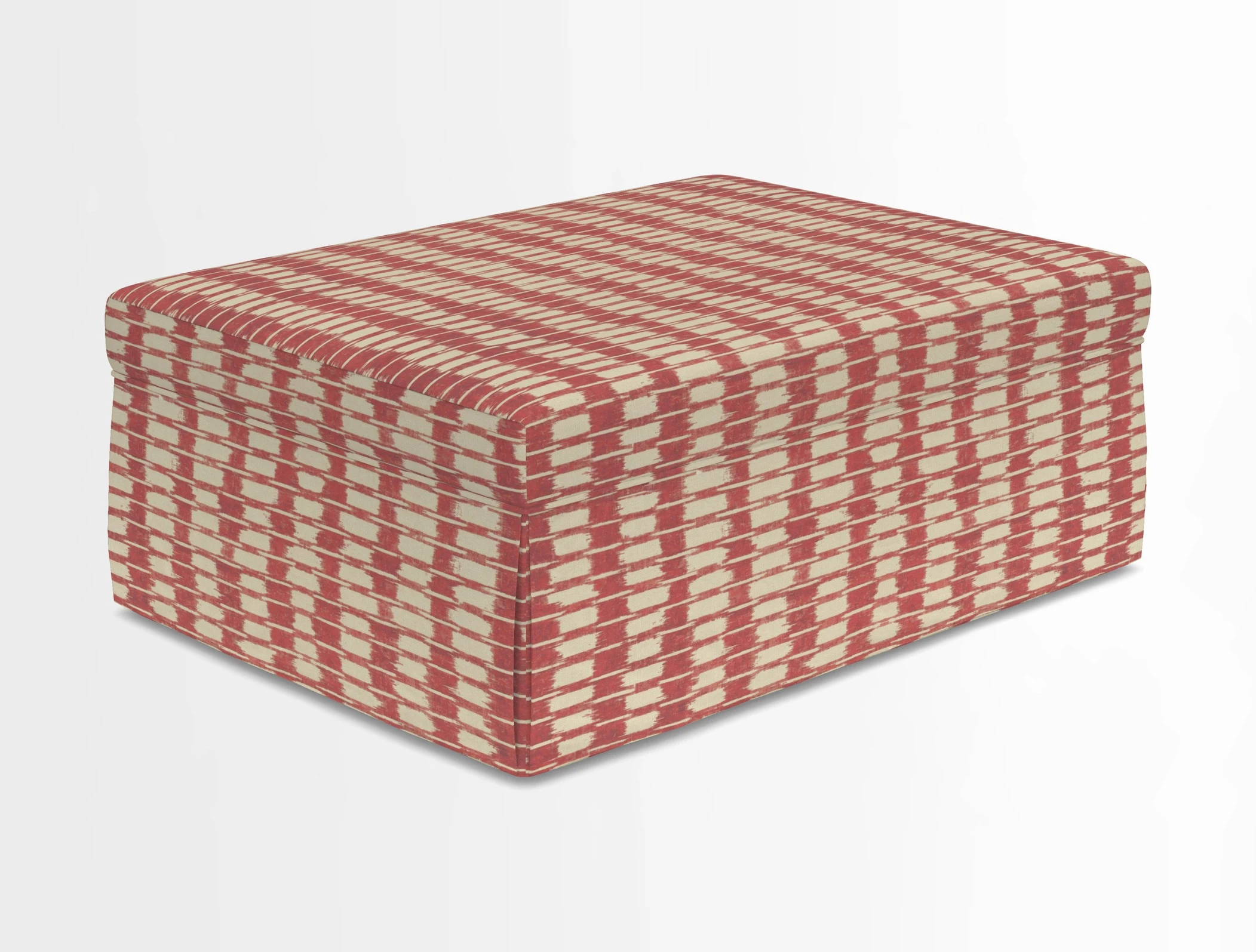 Fontwell footstool in Globe Thistle Storm