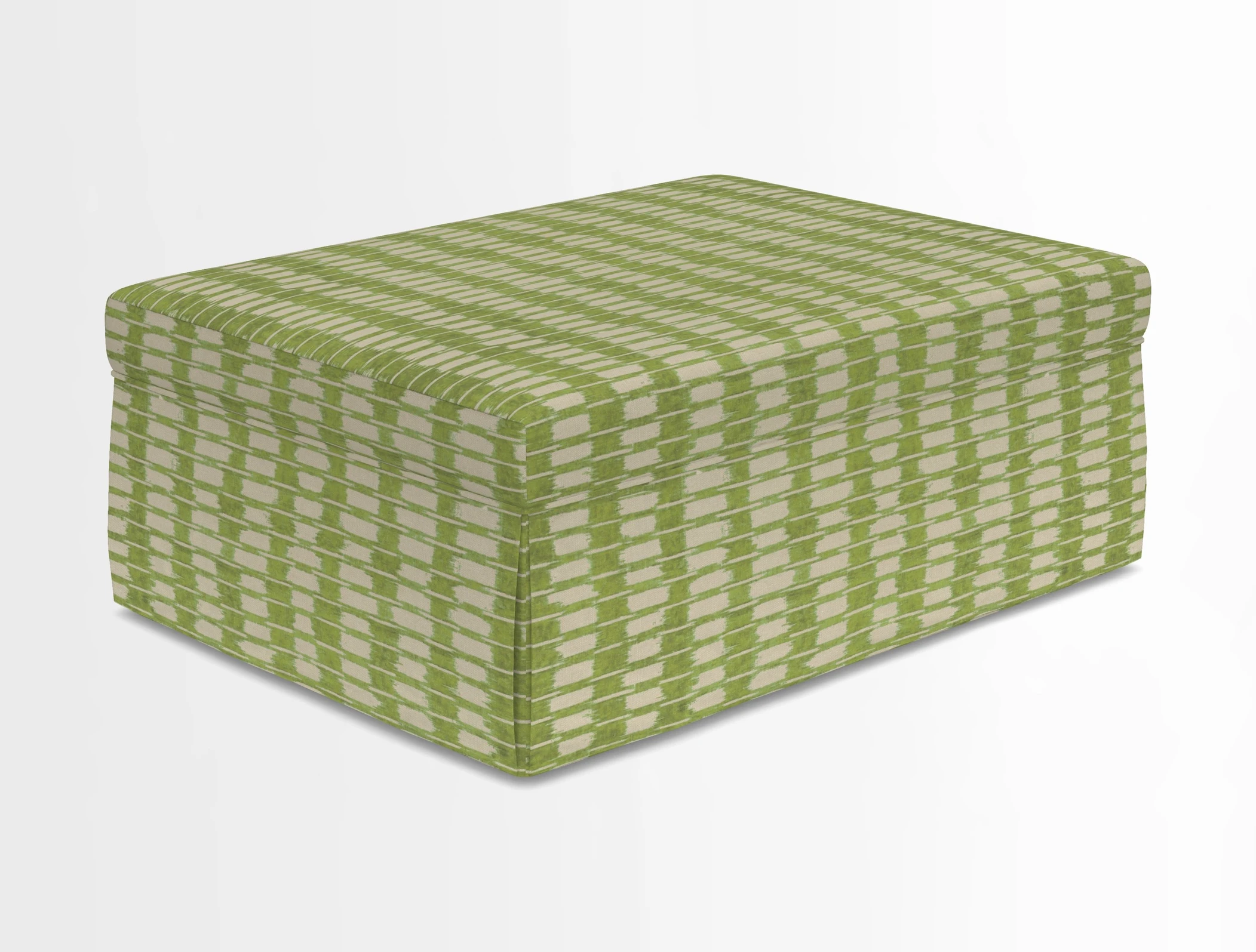 Fontwell footstool in Globe Thistle Storm