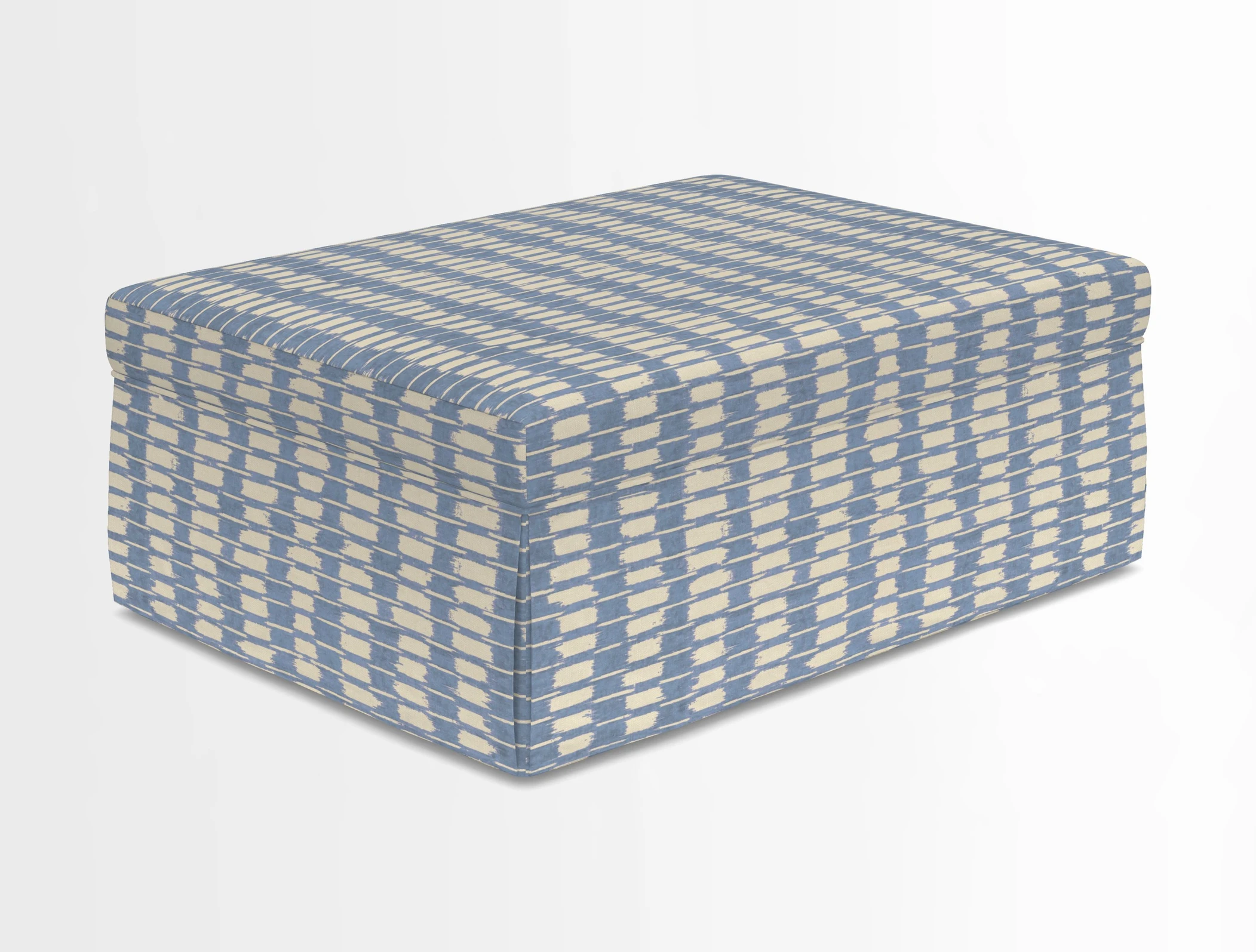 Fontwell footstool in Globe Thistle Storm