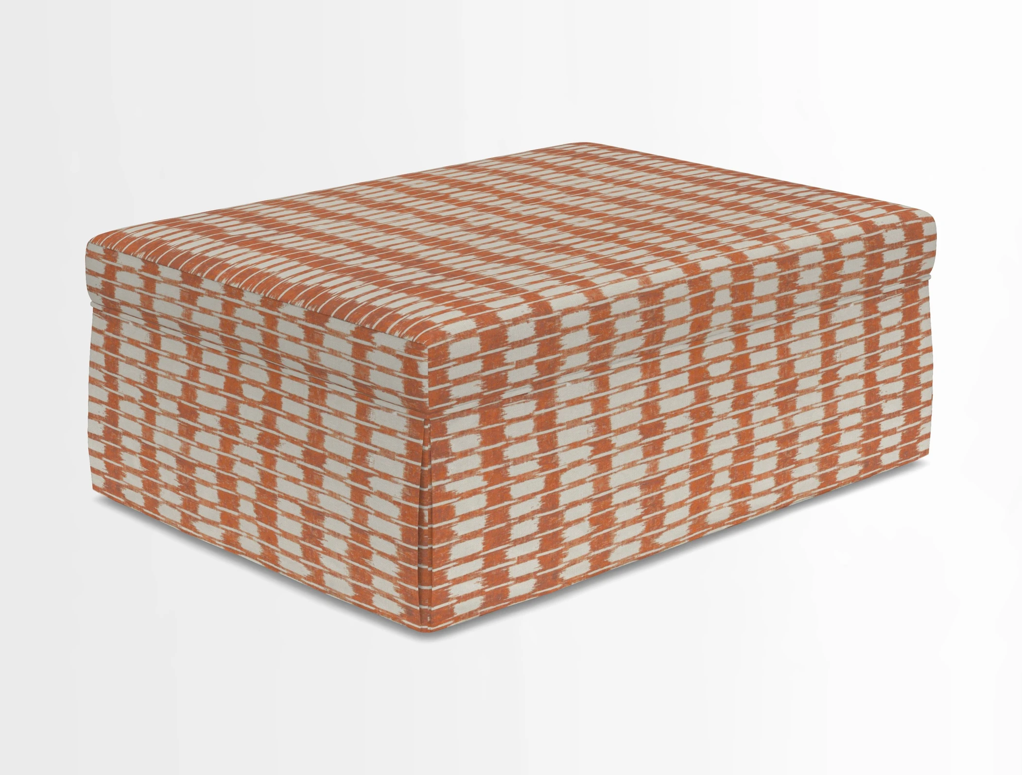 Fontwell footstool in Globe Thistle Storm