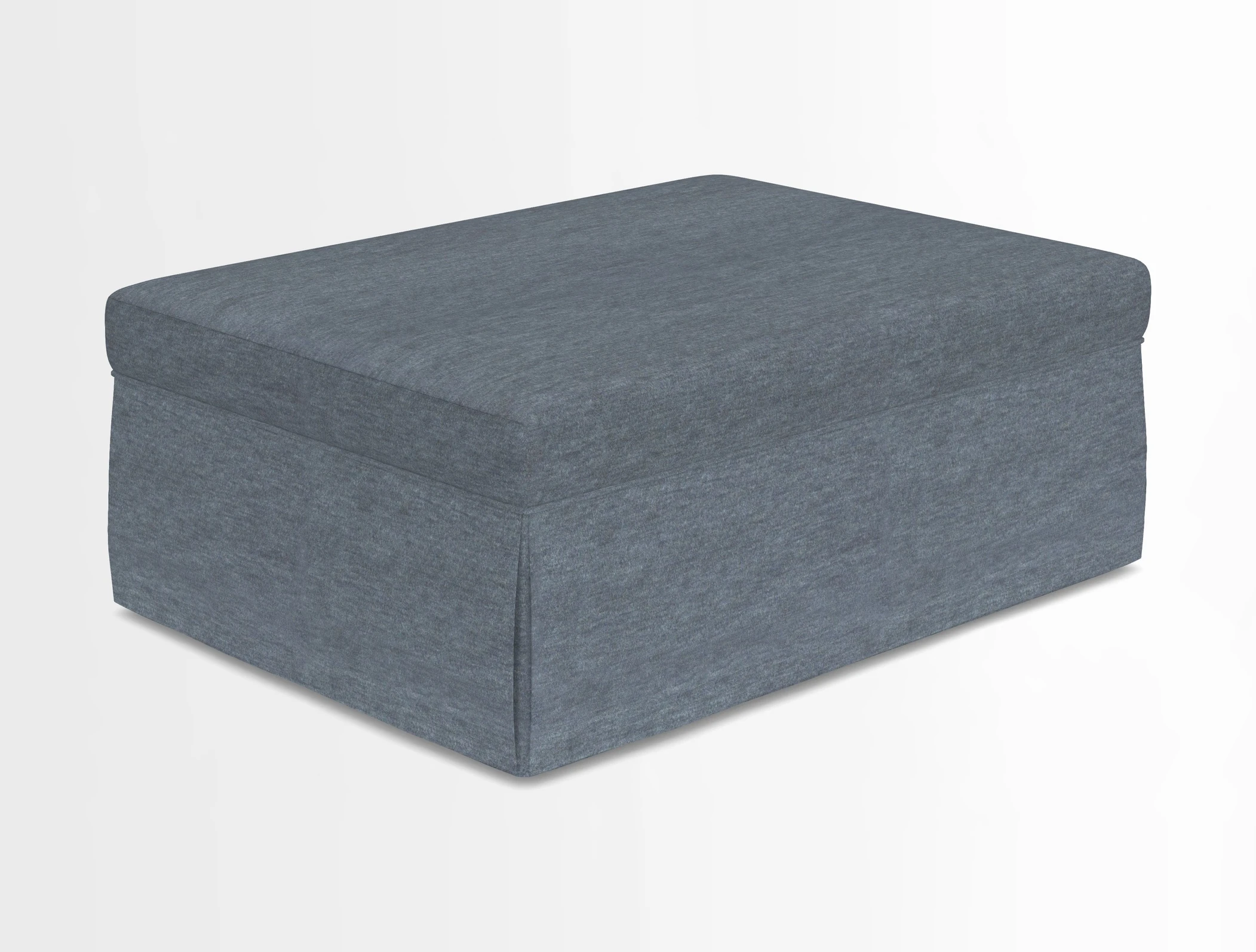 Fontwell footstool in Globe Thistle Storm