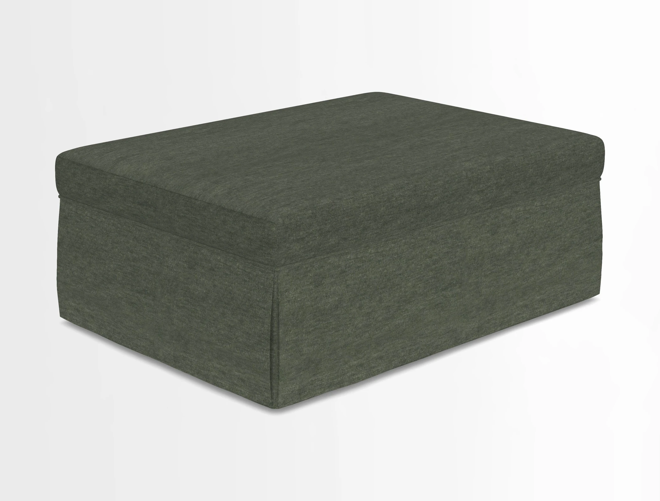 Fontwell footstool in Globe Thistle Storm