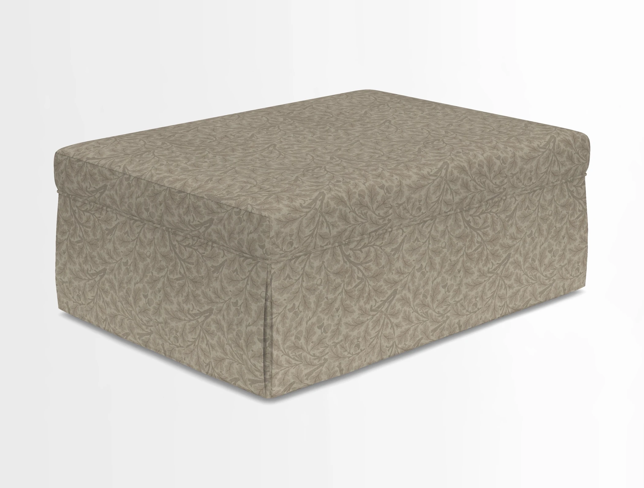 Fontwell footstool in Globe Thistle Storm